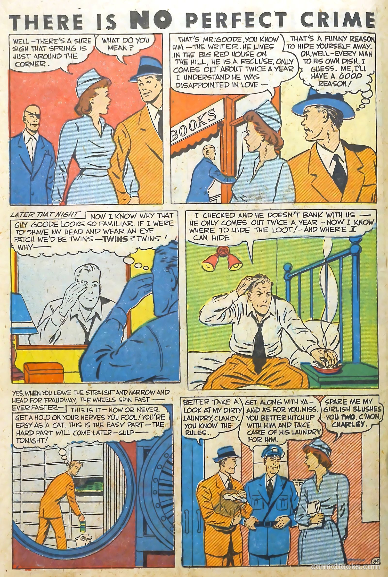The Perfect Crime #1 (1951) — page 34 of 52
