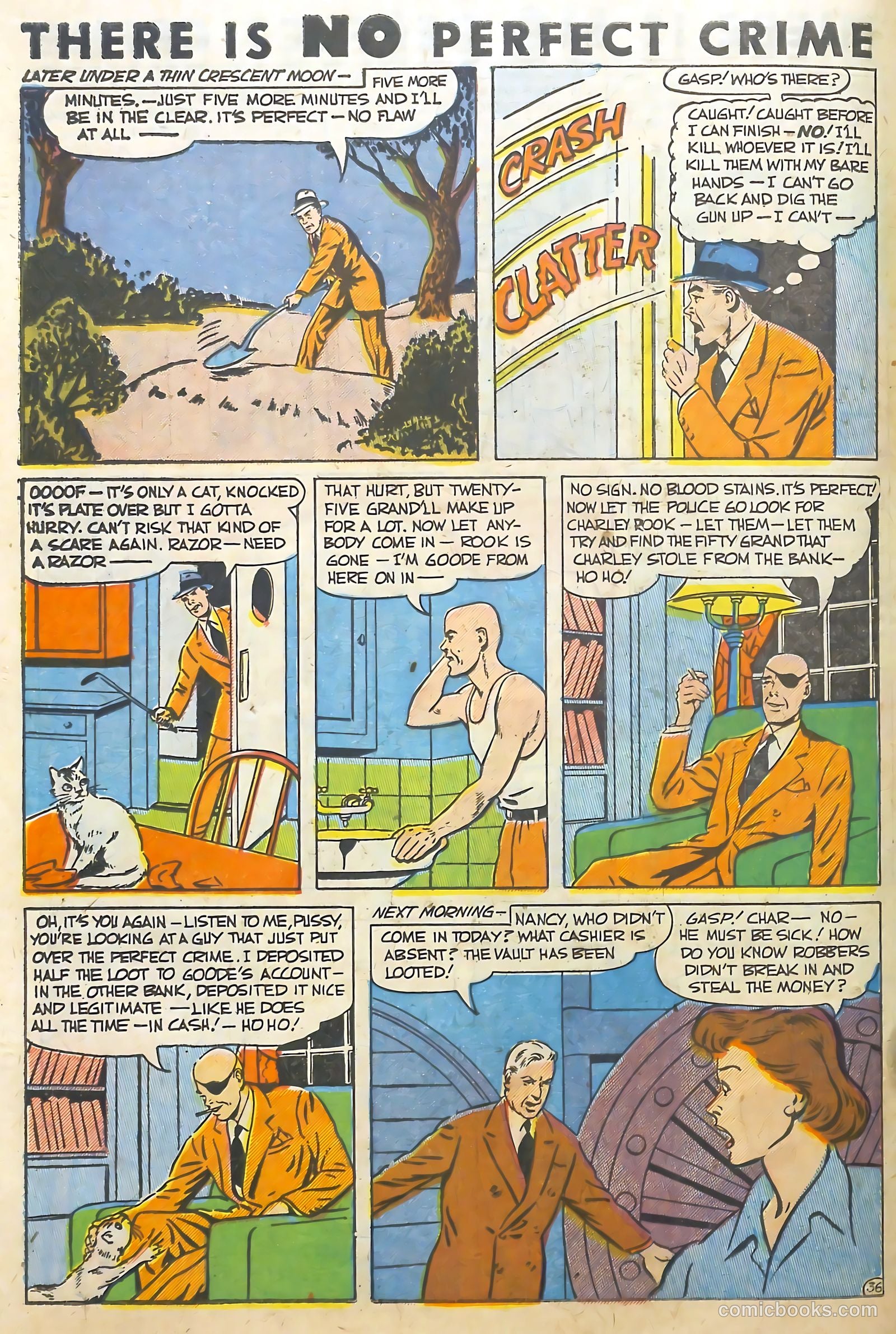 The Perfect Crime #1 (1951) — page 36 of 52
