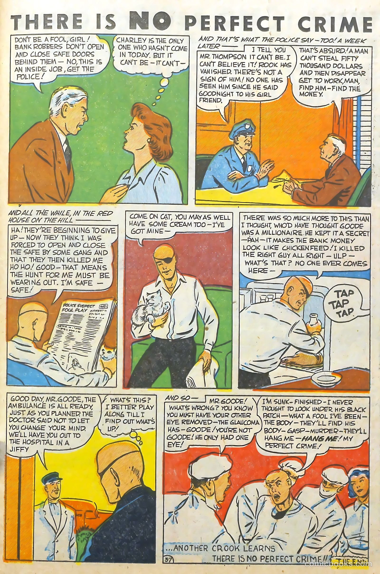 The Perfect Crime #1 (1951) — page 37 of 52