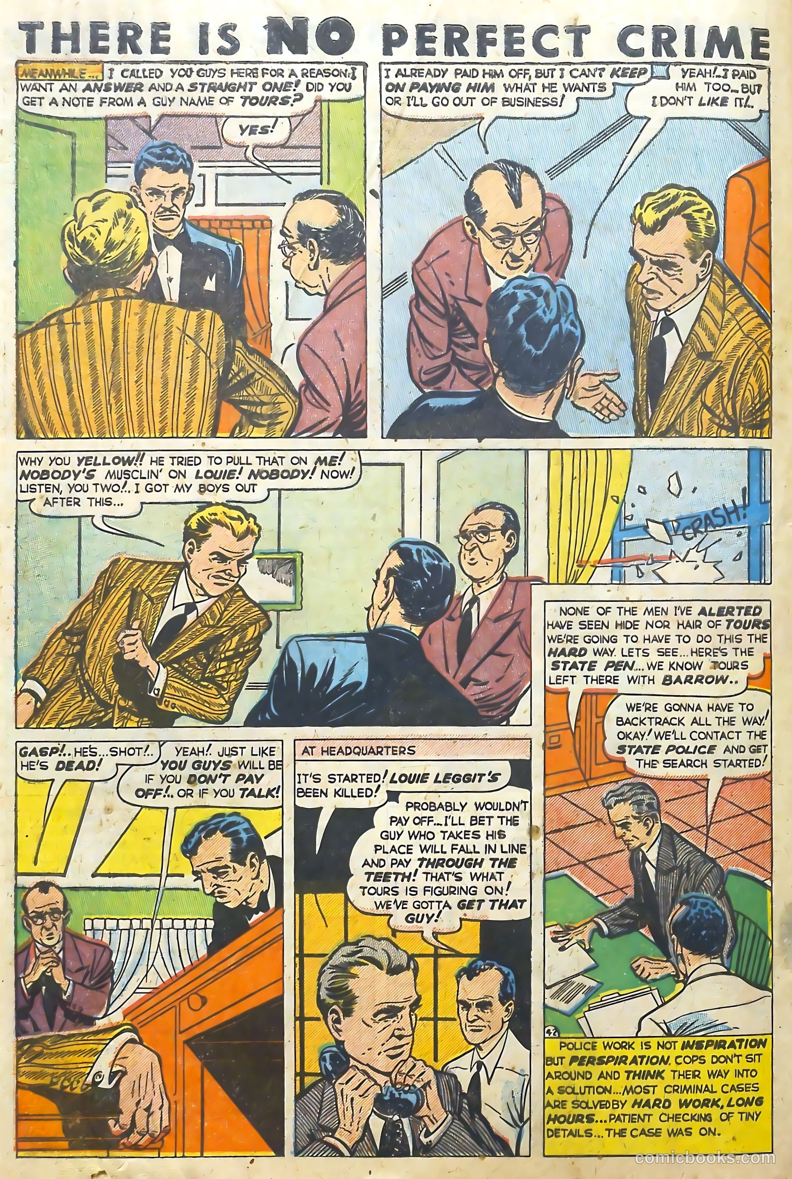 The Perfect Crime #1 (1951) — page 42 of 52