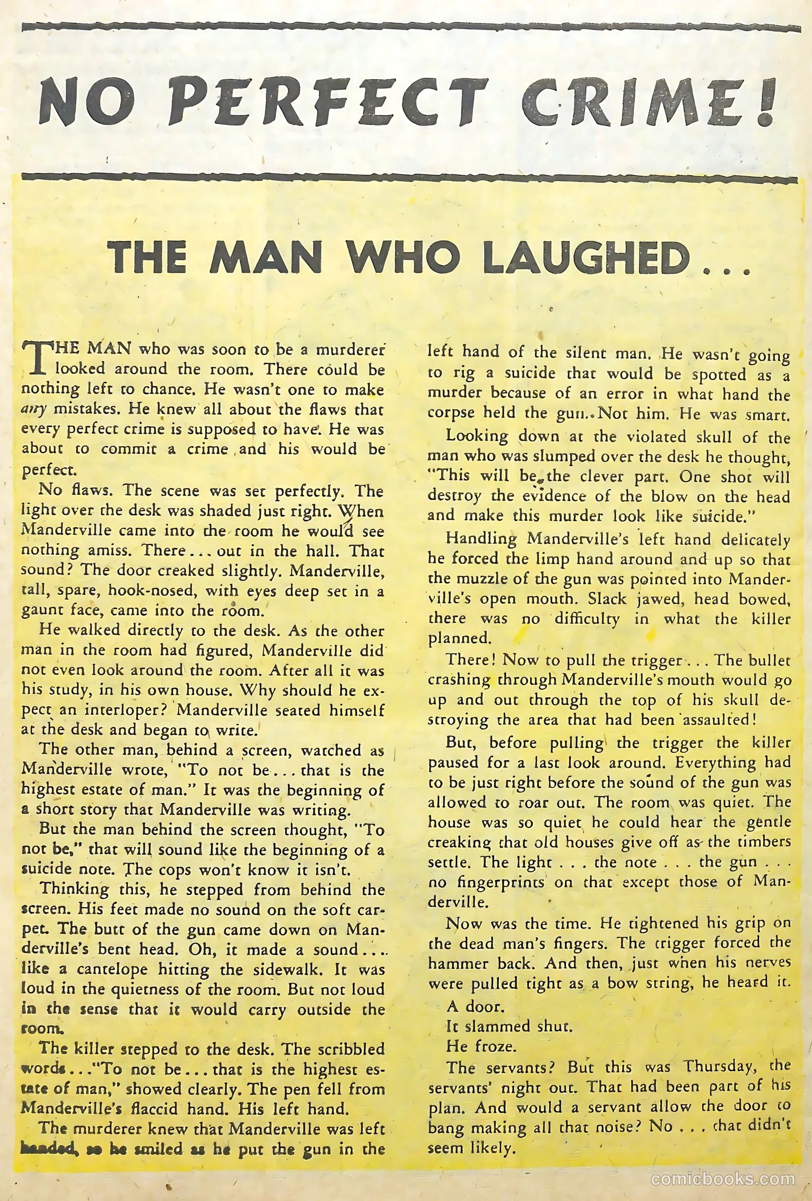 The Perfect Crime #1 (1951) — page 46 of 52