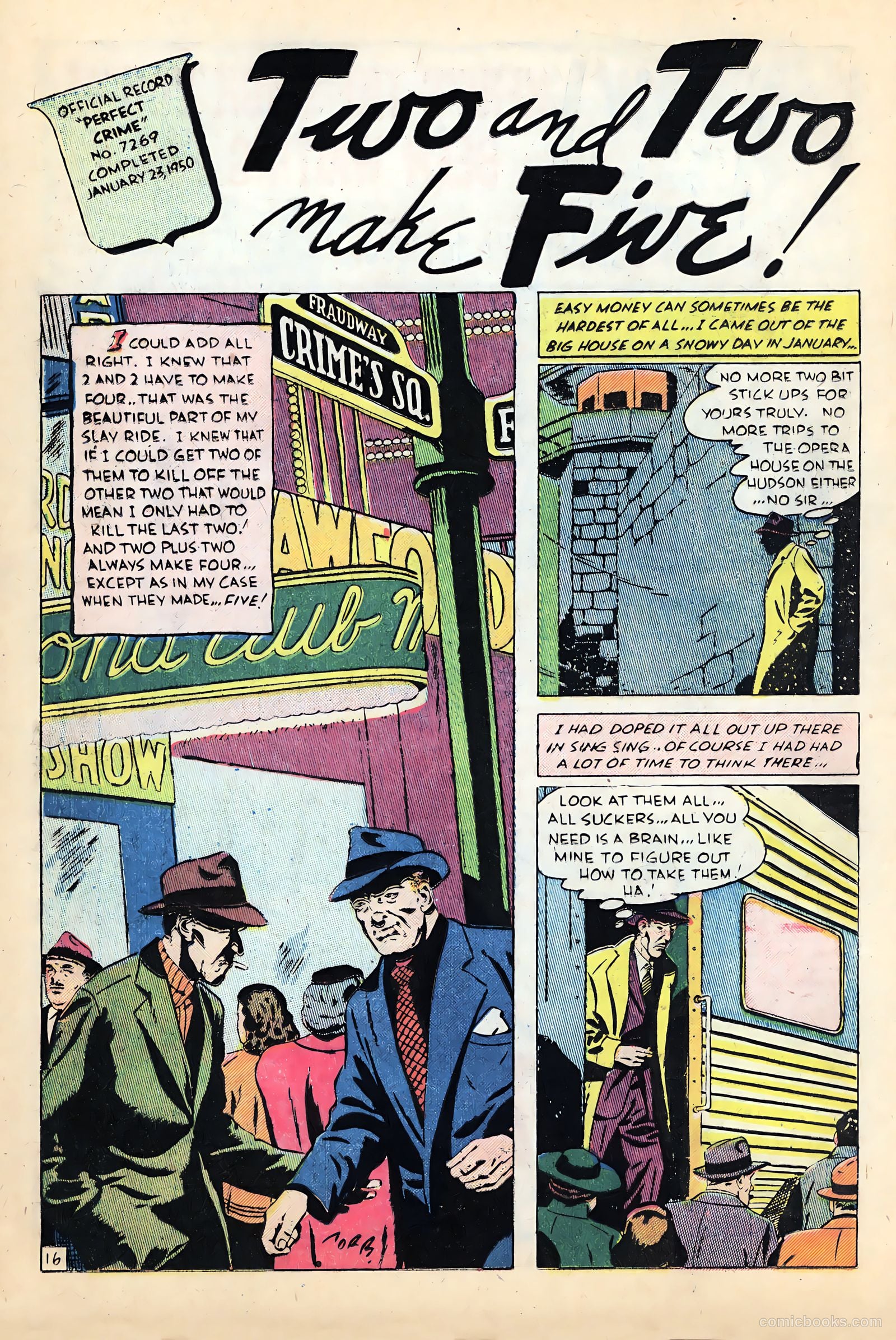 The Perfect Crime #12 (1951) — page 14 of 52