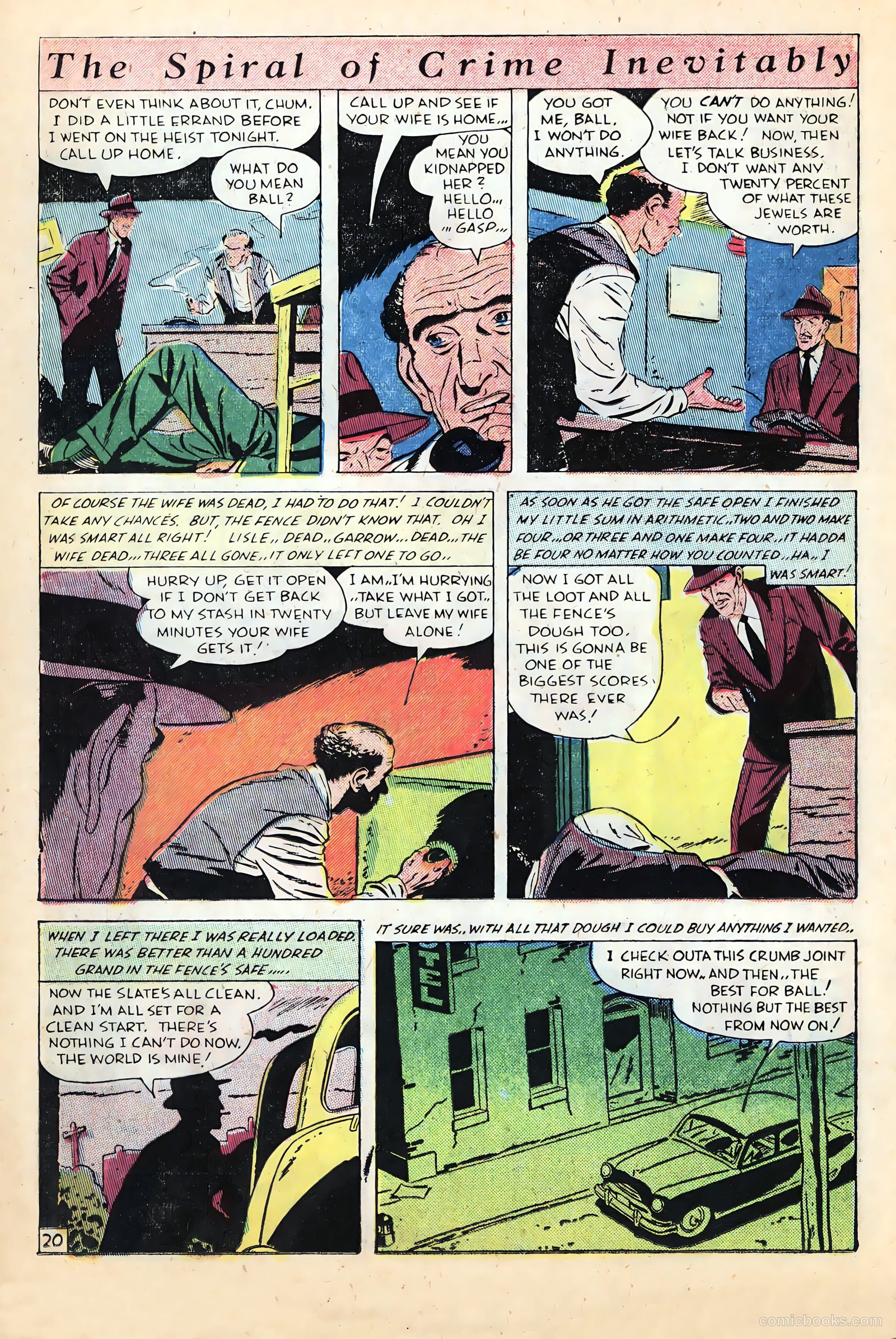 The Perfect Crime #12 (1951) — page 18 of 52