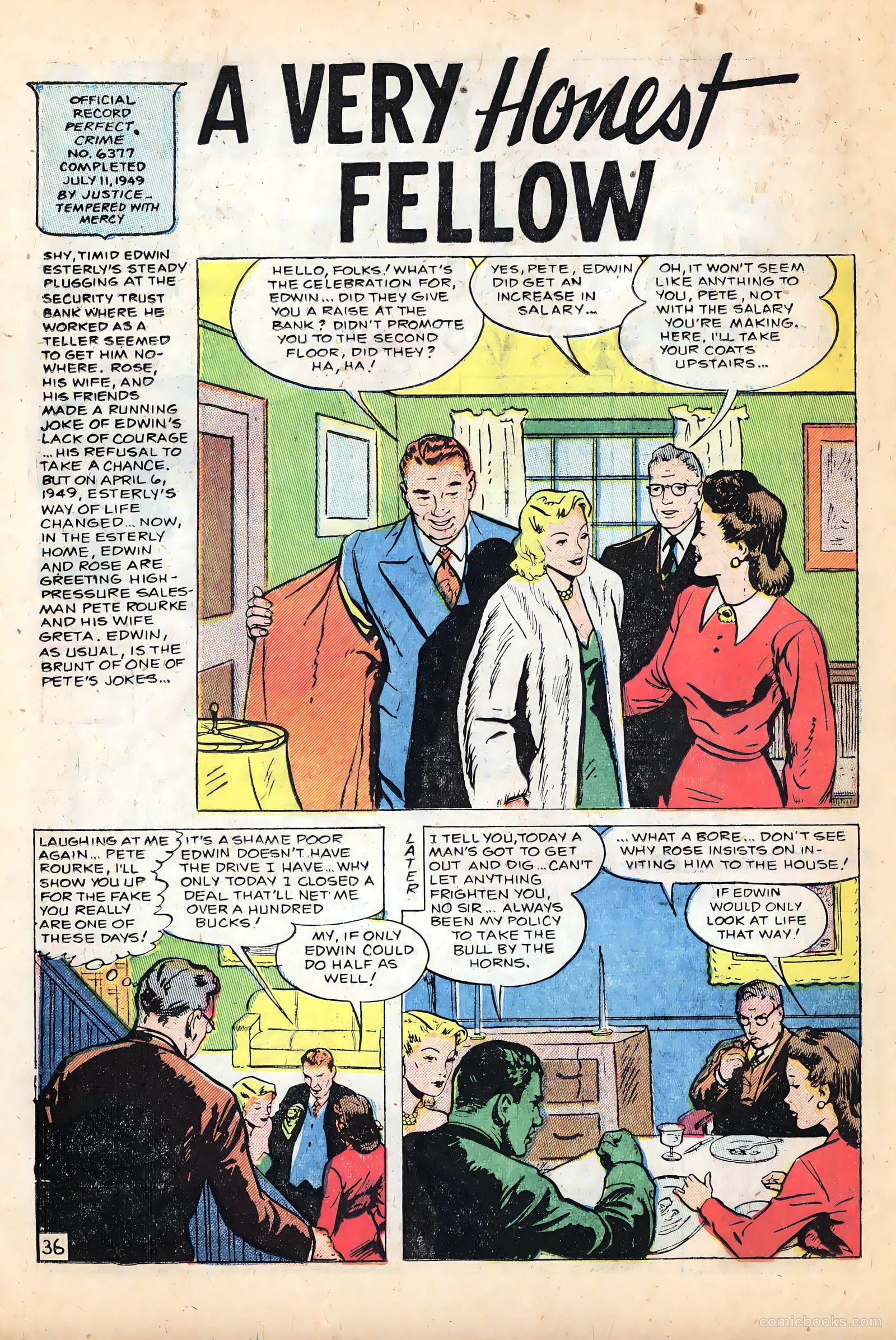 The Perfect Crime #12 (1951) — page 34 of 52