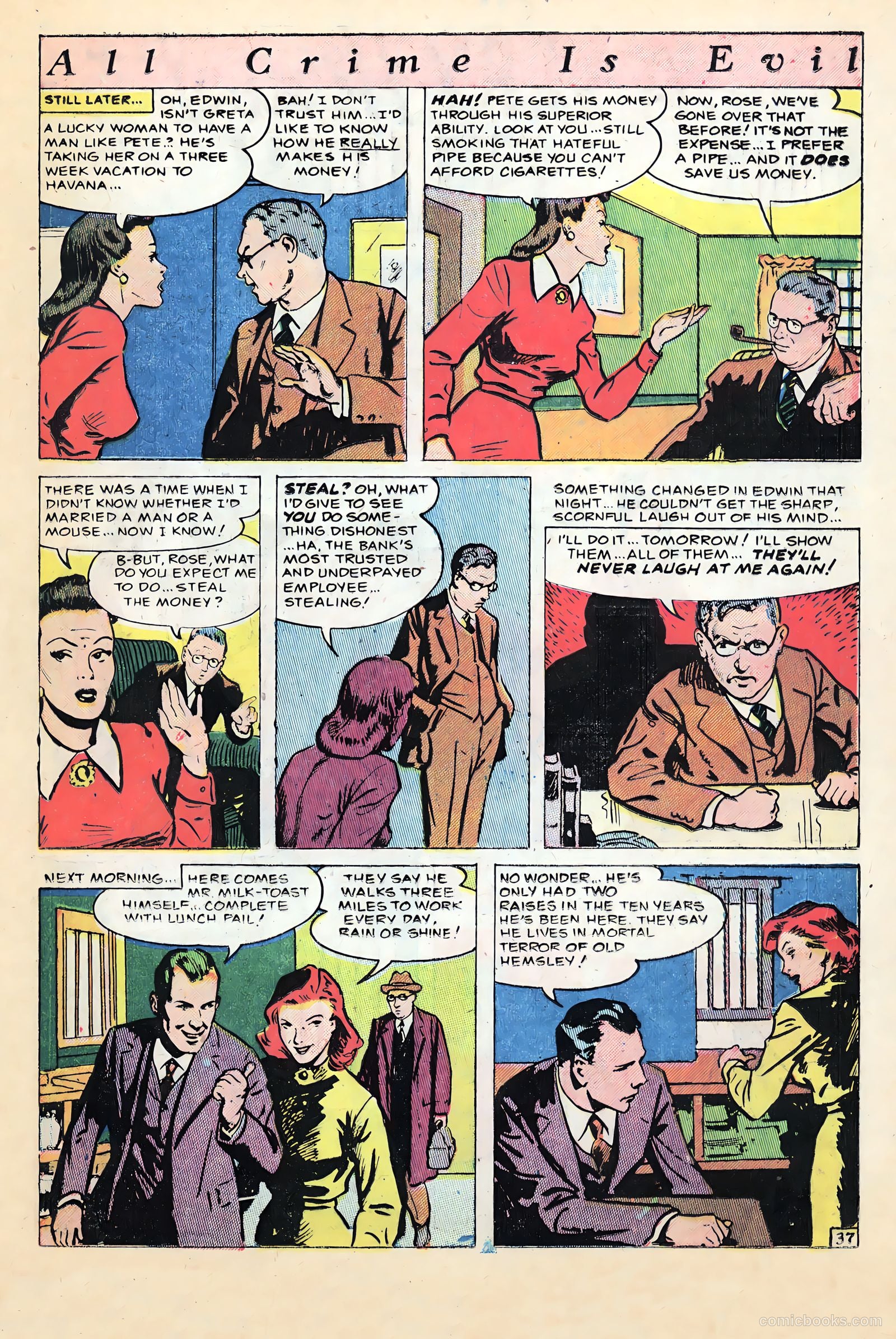 The Perfect Crime #12 (1951) — page 35 of 52