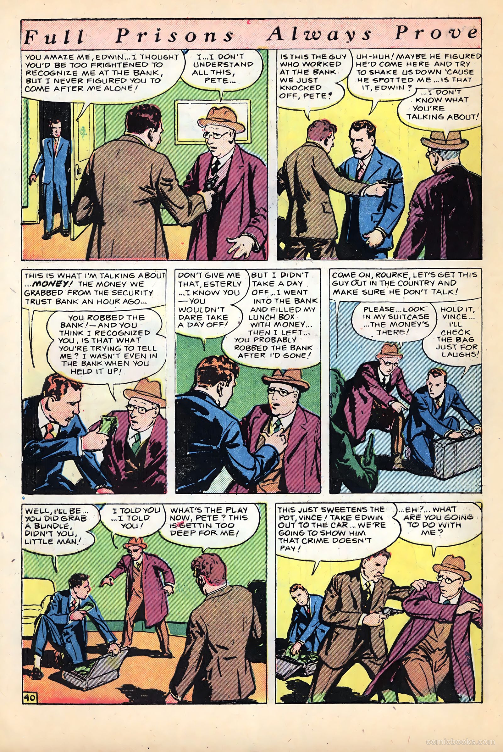 The Perfect Crime #12 (1951) — page 38 of 52
