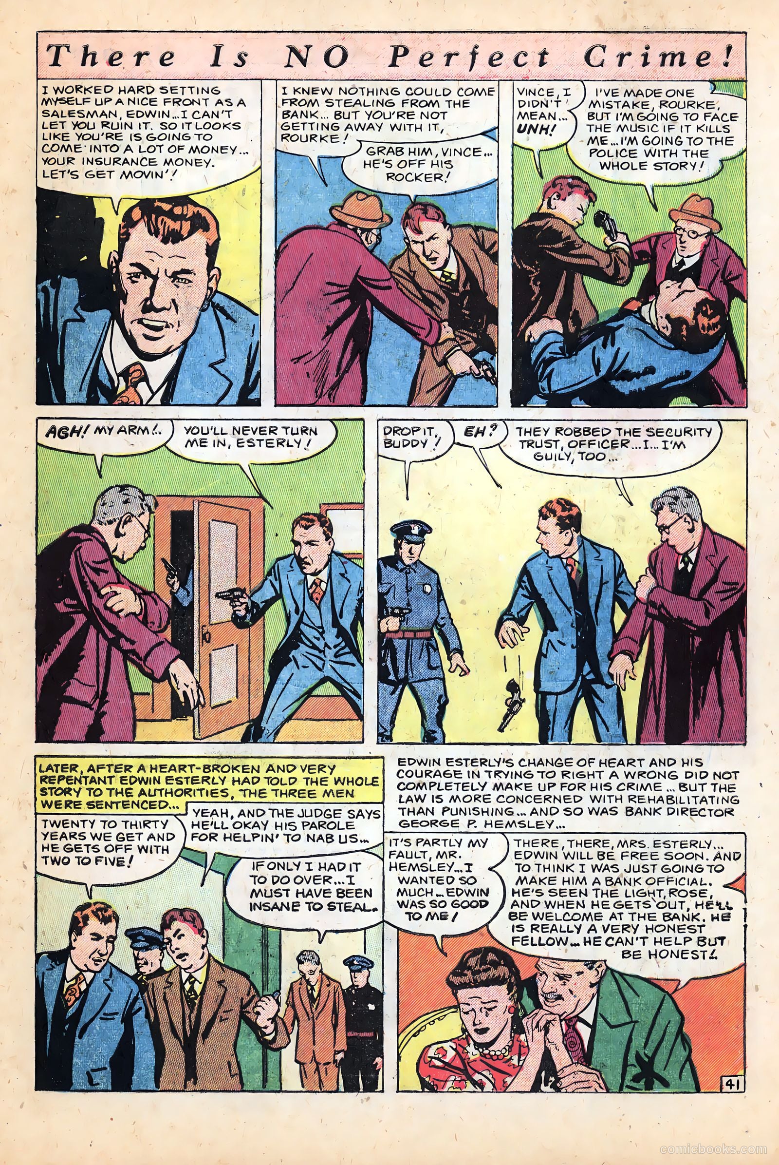 The Perfect Crime #12 (1951) — page 39 of 52