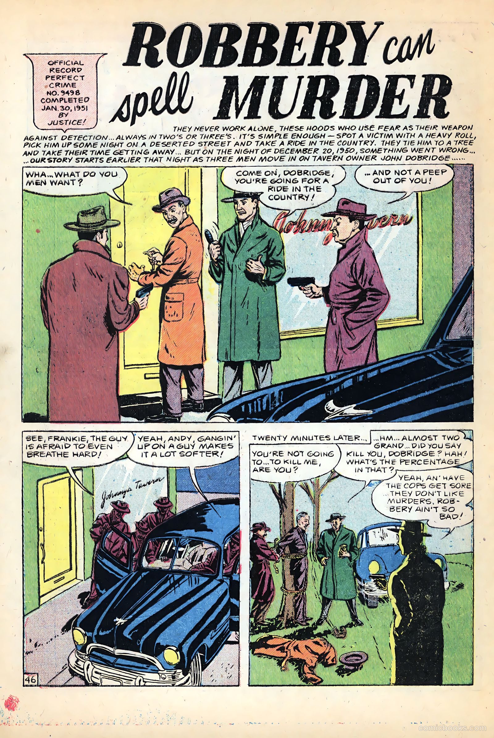 The Perfect Crime #12 (1951) — page 44 of 52