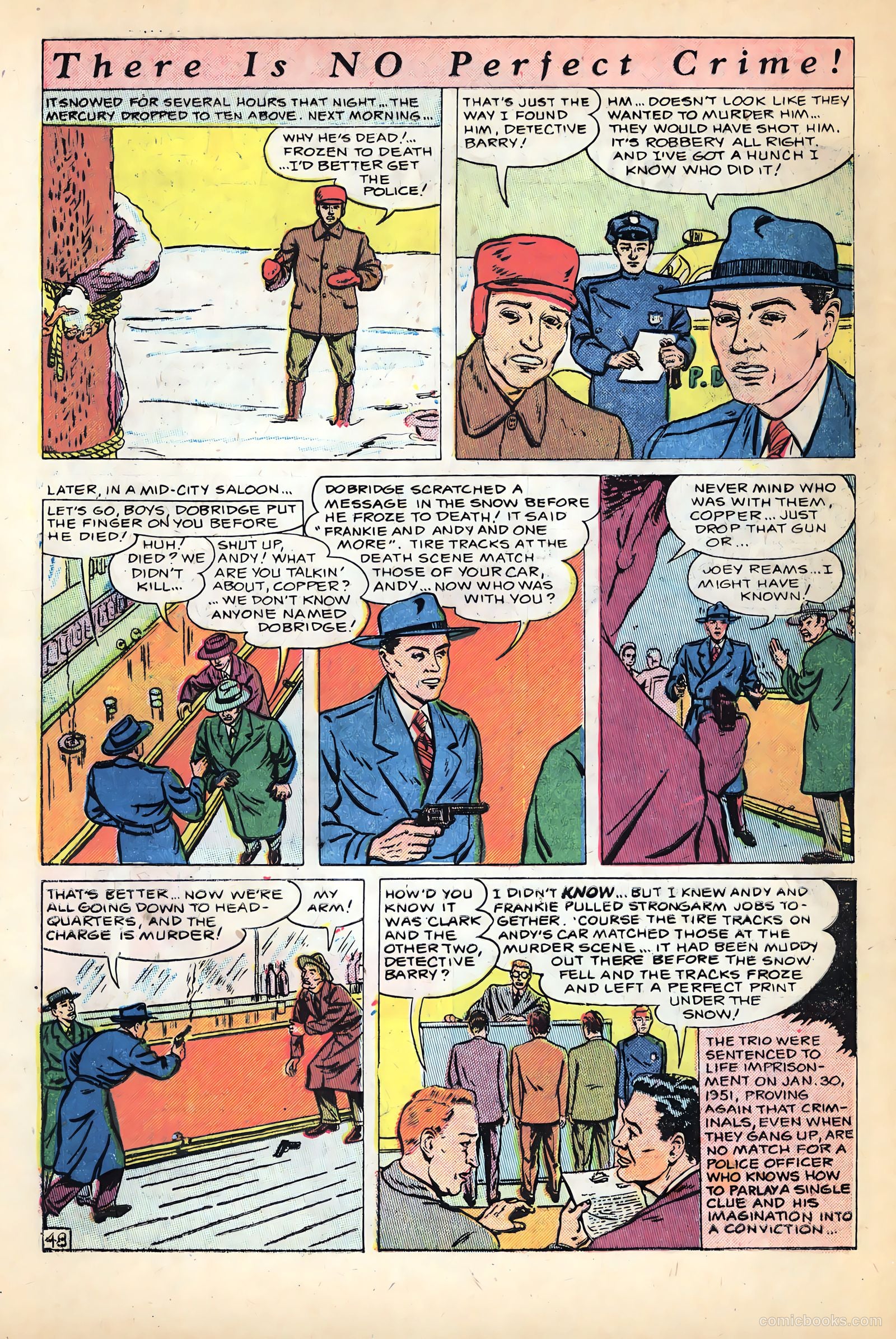 The Perfect Crime #12 (1951) — page 46 of 52
