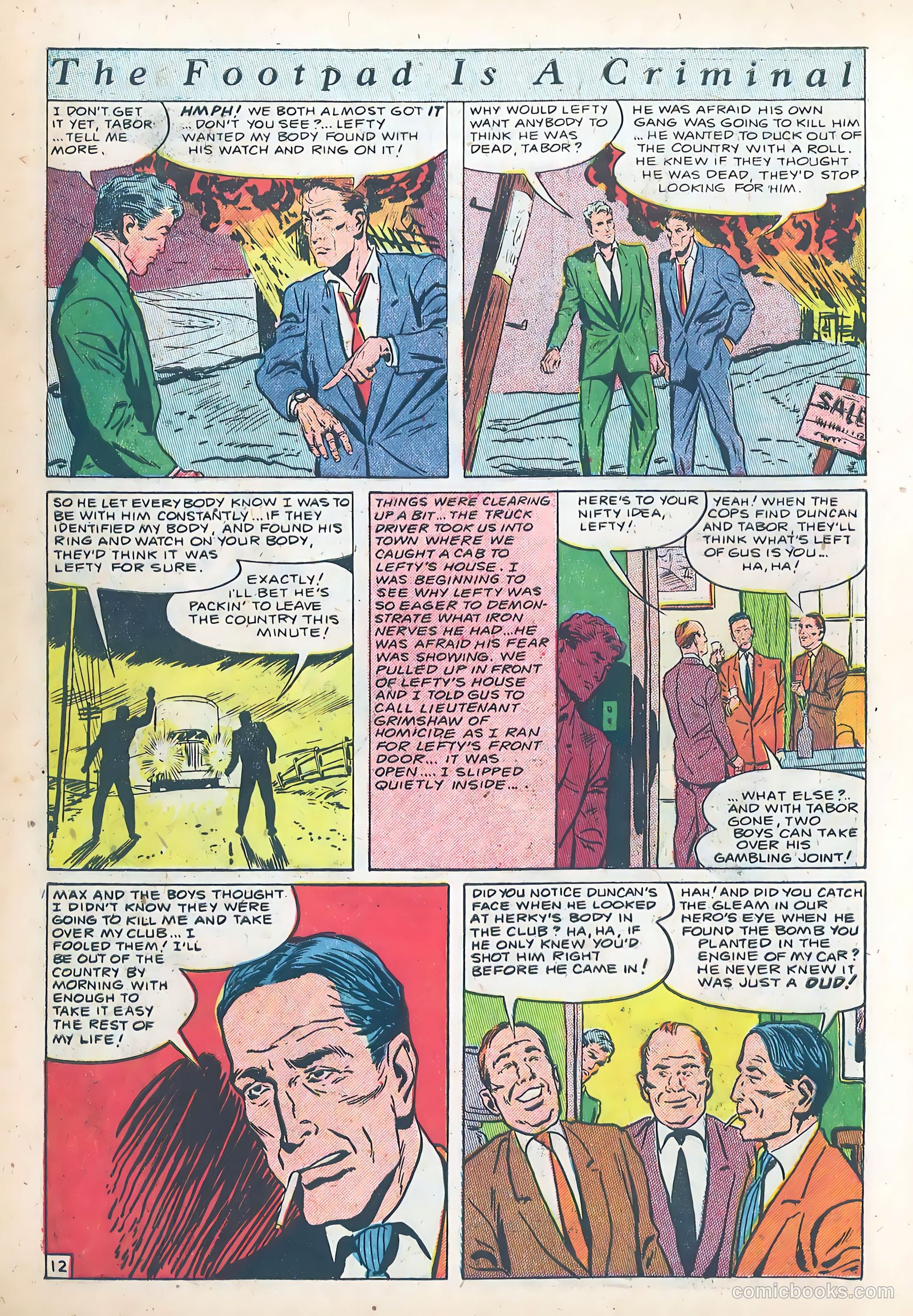 The Perfect Crime #13 (1951) — page 12 of 52