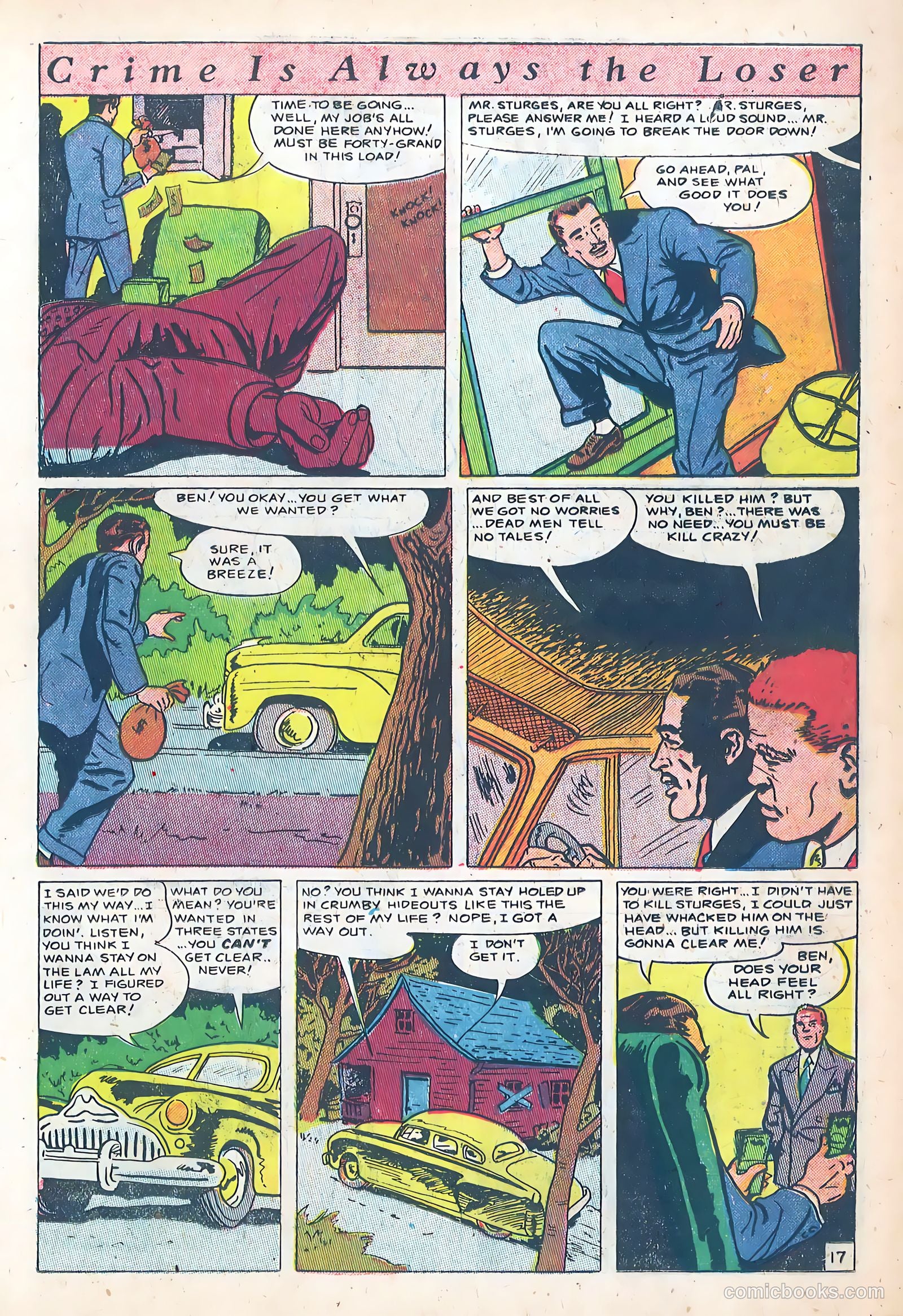 The Perfect Crime #13 (1951) — page 17 of 52