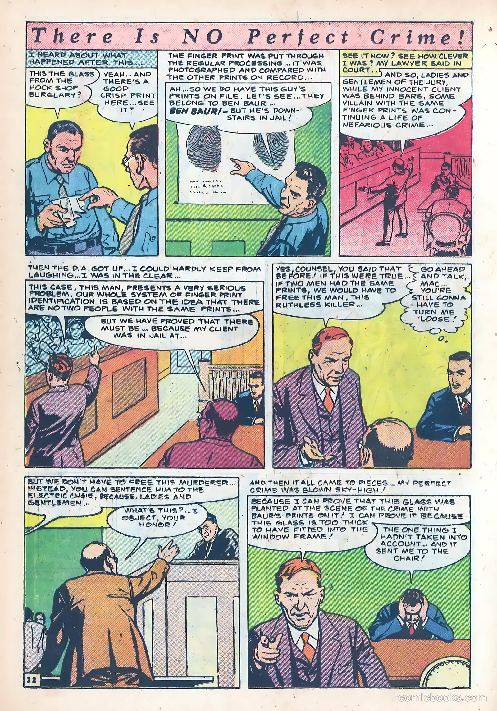 The Perfect Crime #13 (1951) — page 22 of 52