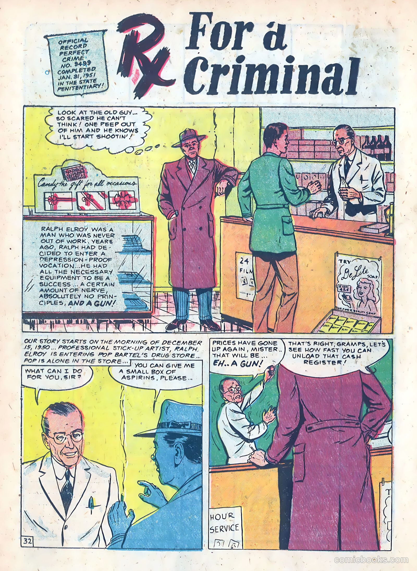 The Perfect Crime #13 (1951) — page 32 of 52