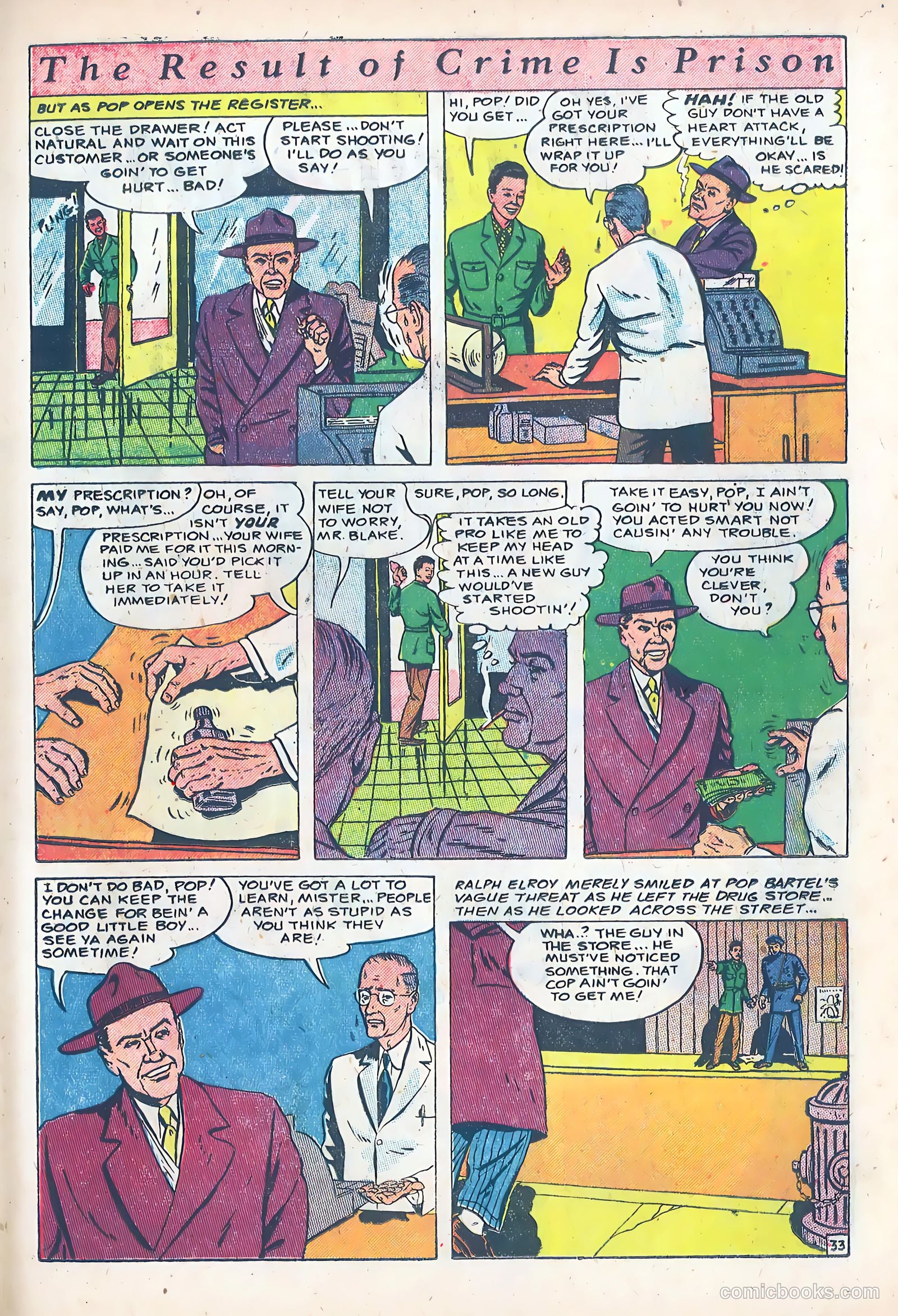 The Perfect Crime #13 (1951) — page 33 of 52