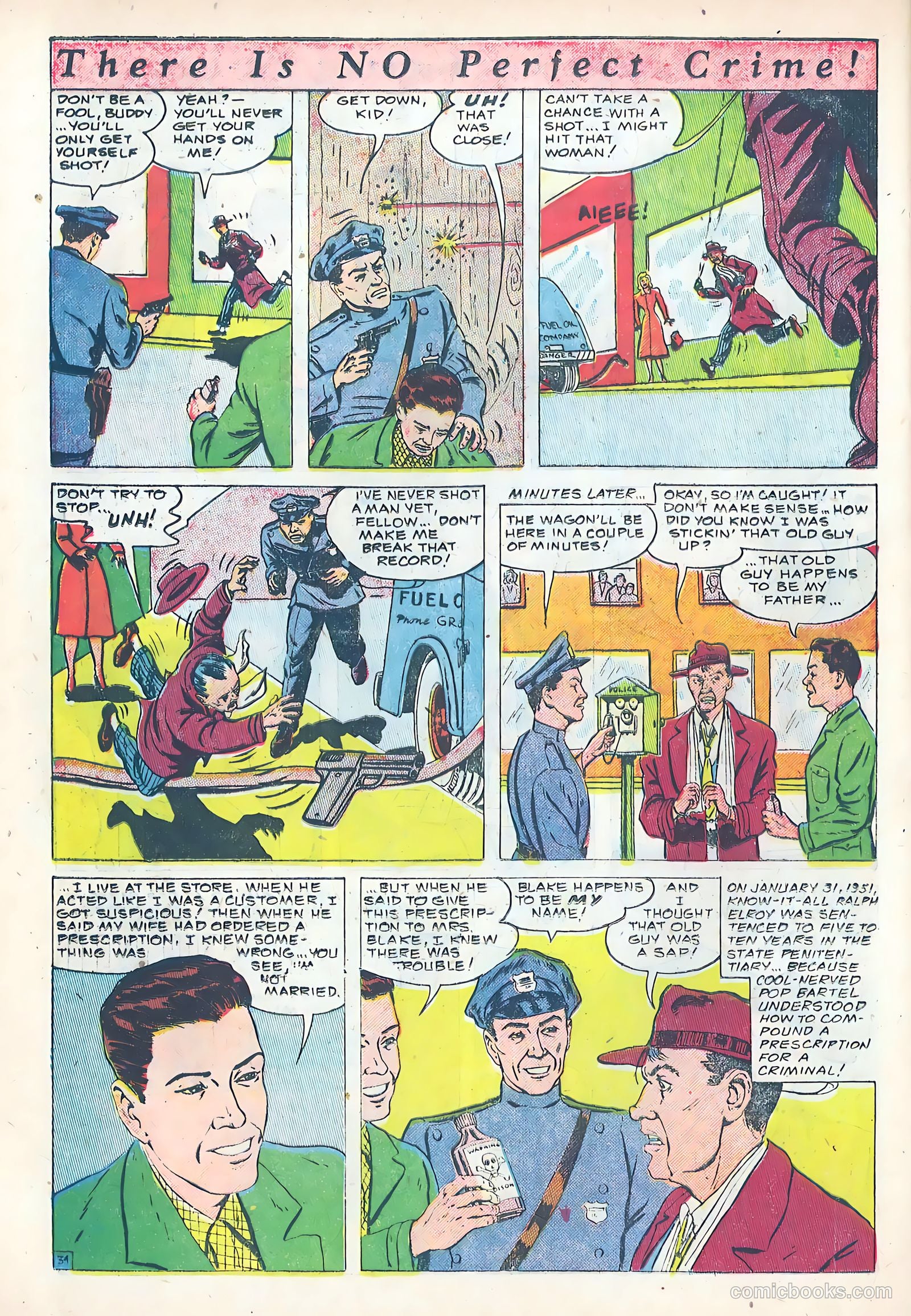 The Perfect Crime #13 (1951) — page 34 of 52