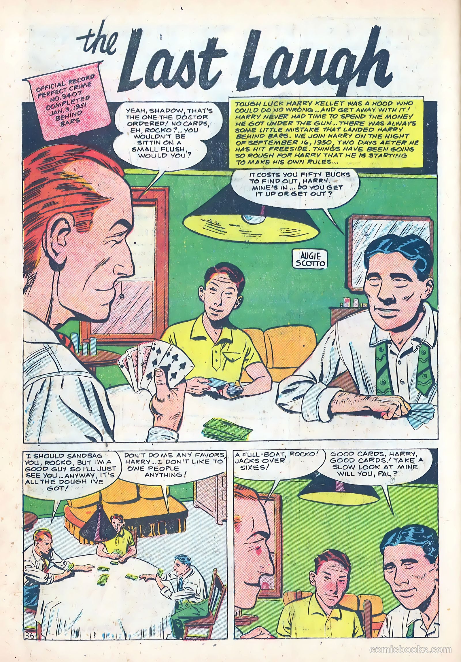 The Perfect Crime #13 (1951) — page 36 of 52