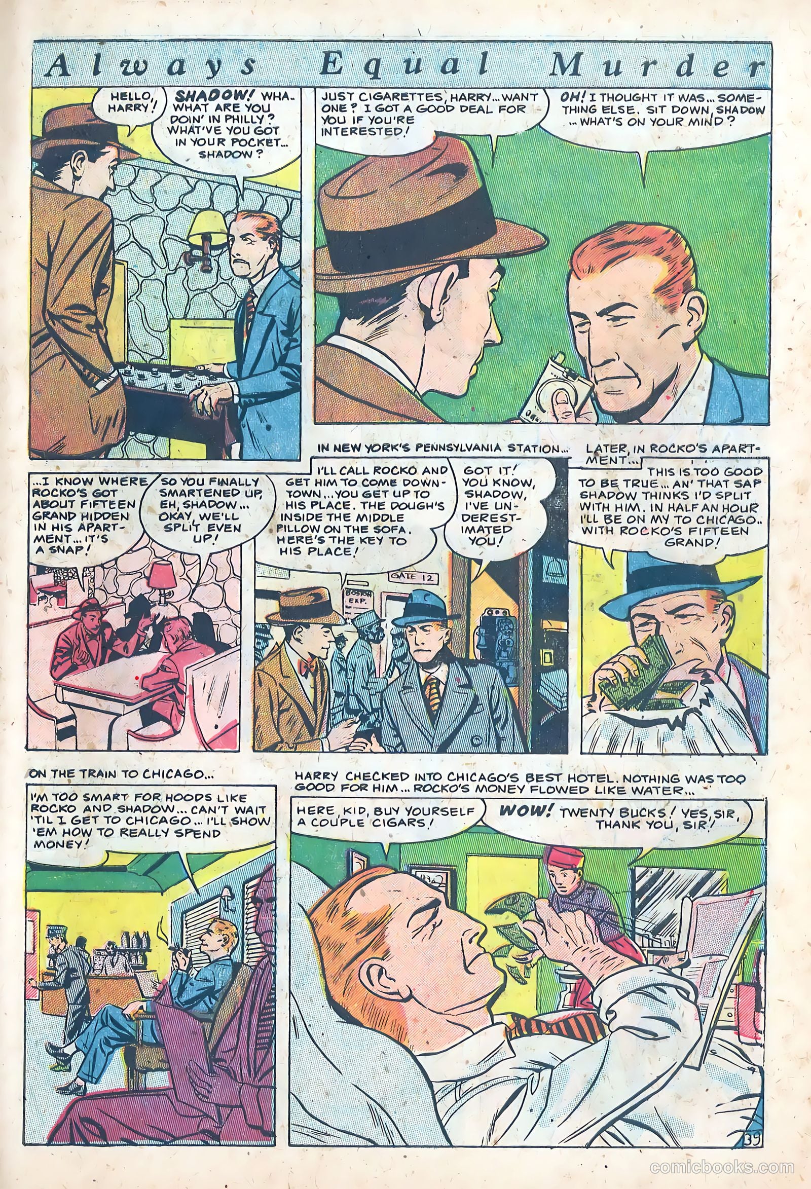 The Perfect Crime #13 (1951) — page 39 of 52