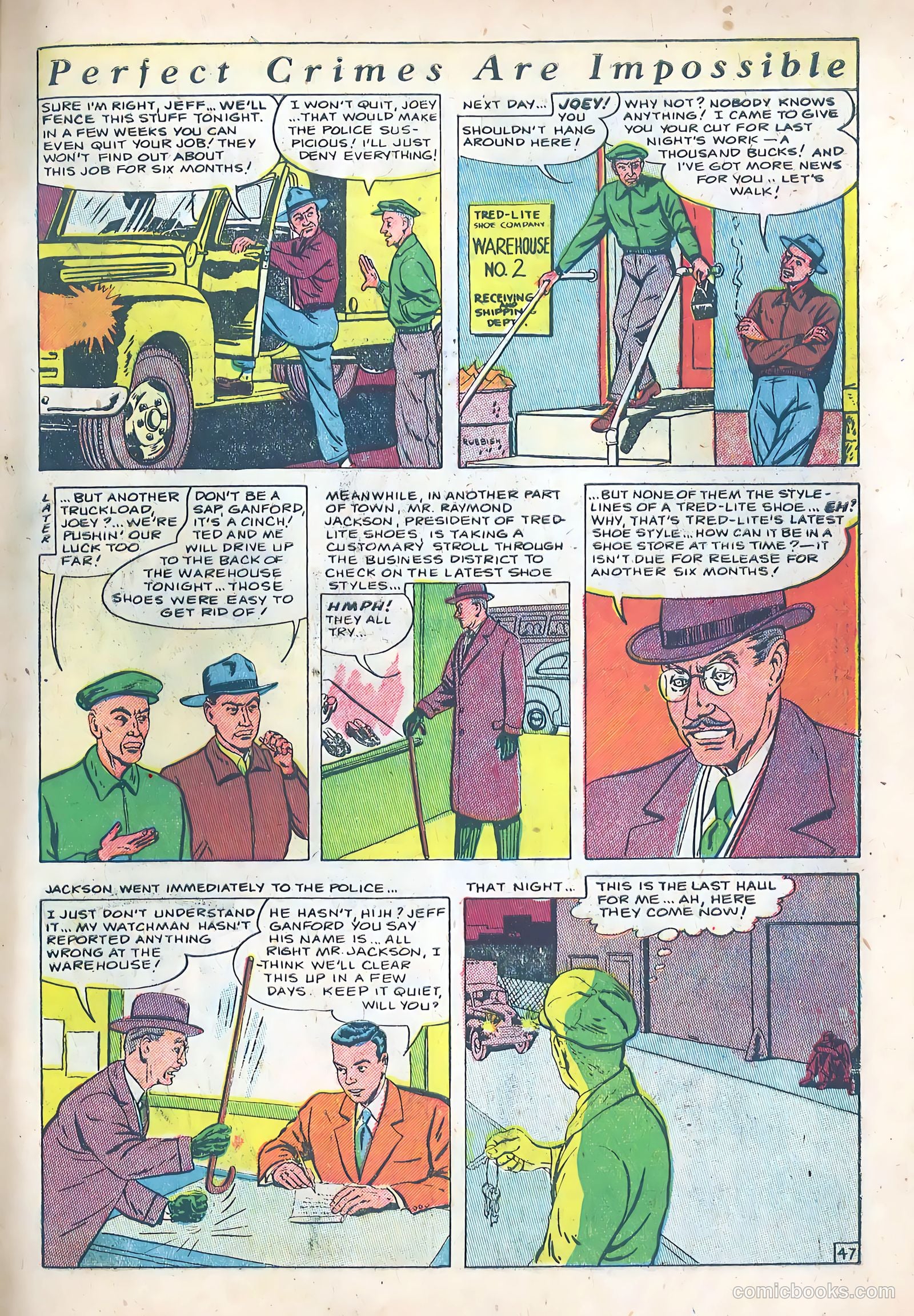 The Perfect Crime #13 (1951) — page 47 of 52