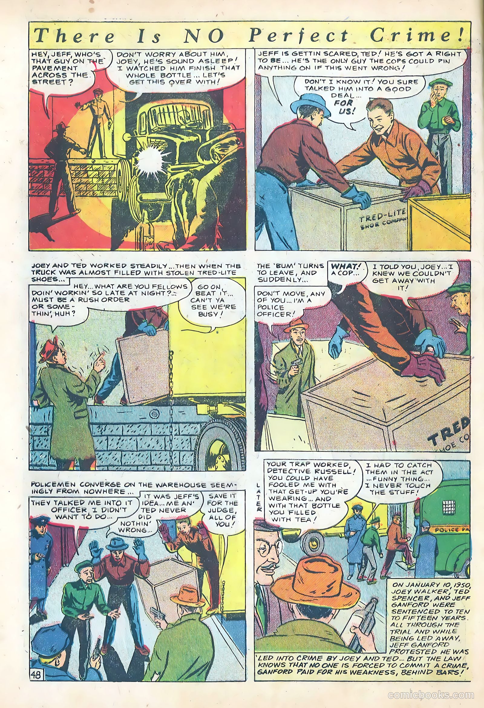 The Perfect Crime #13 (1951) — page 48 of 52