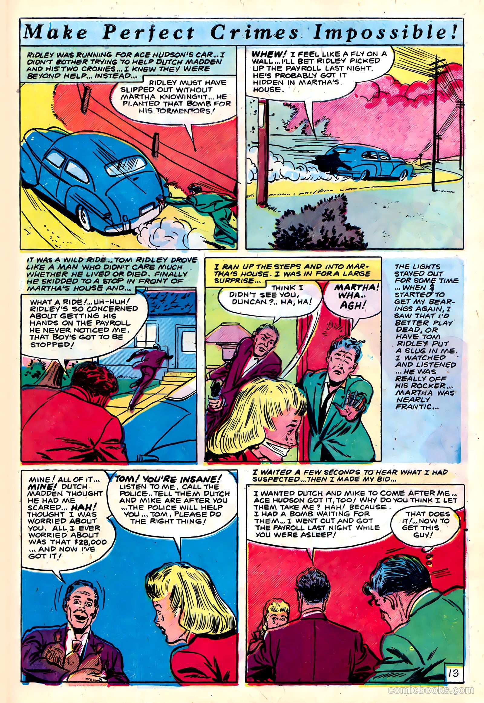 The Perfect Crime #14 (1951) — page 13 of 52