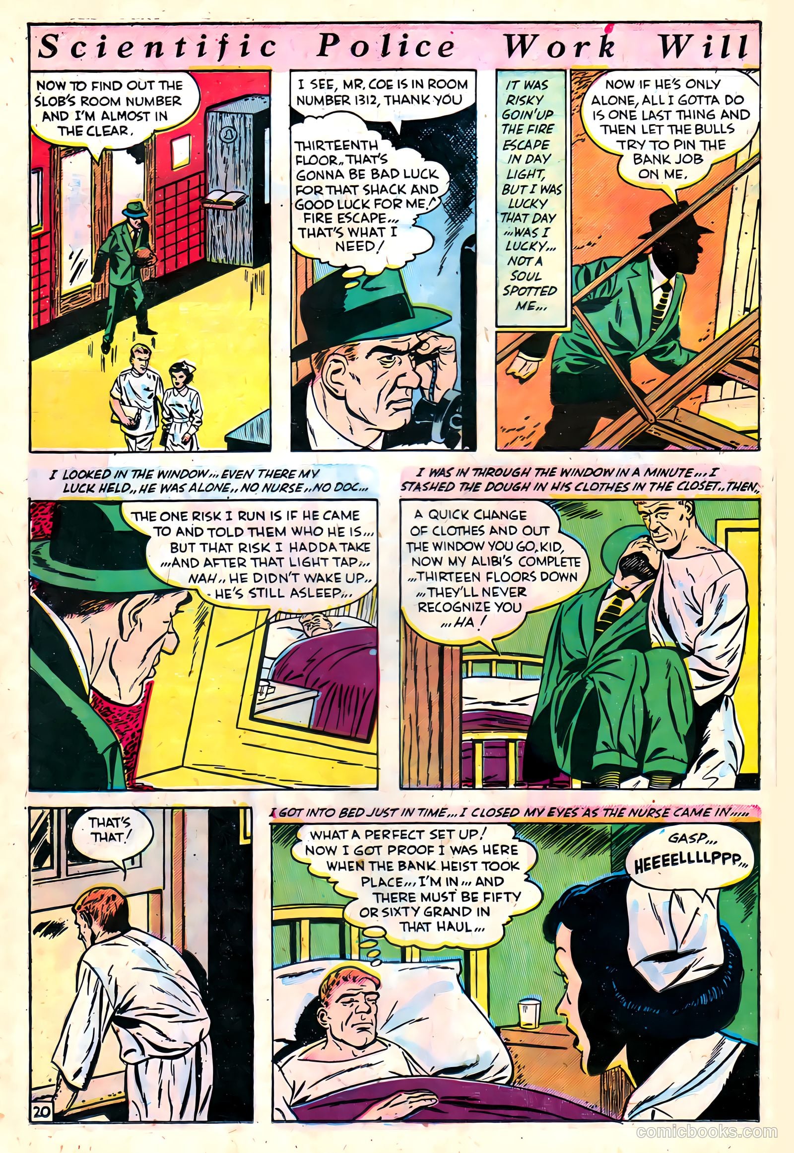 The Perfect Crime #14 (1951) — page 20 of 52
