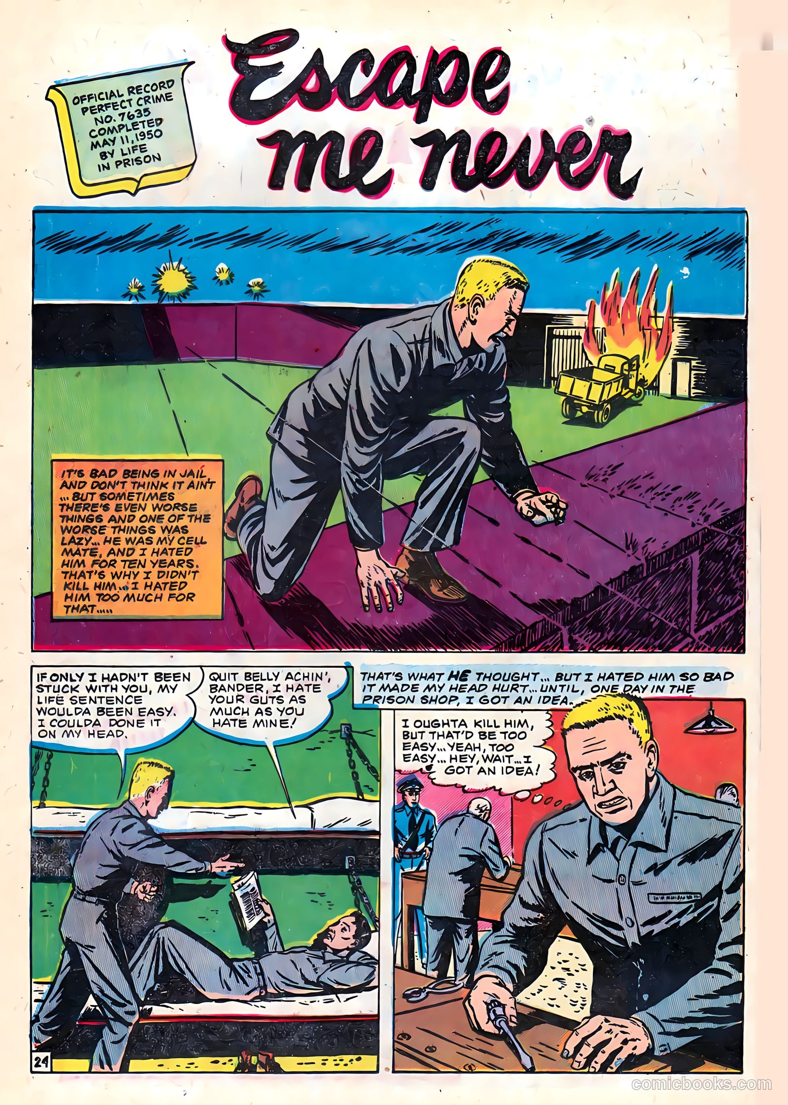 The Perfect Crime #14 (1951) — page 24 of 52