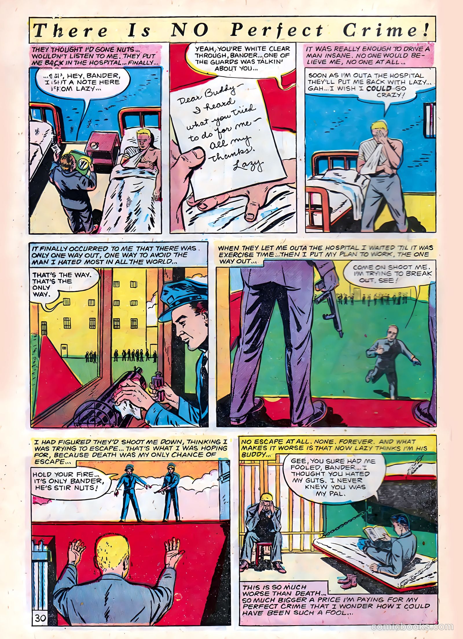 The Perfect Crime #14 (1951) — page 30 of 52