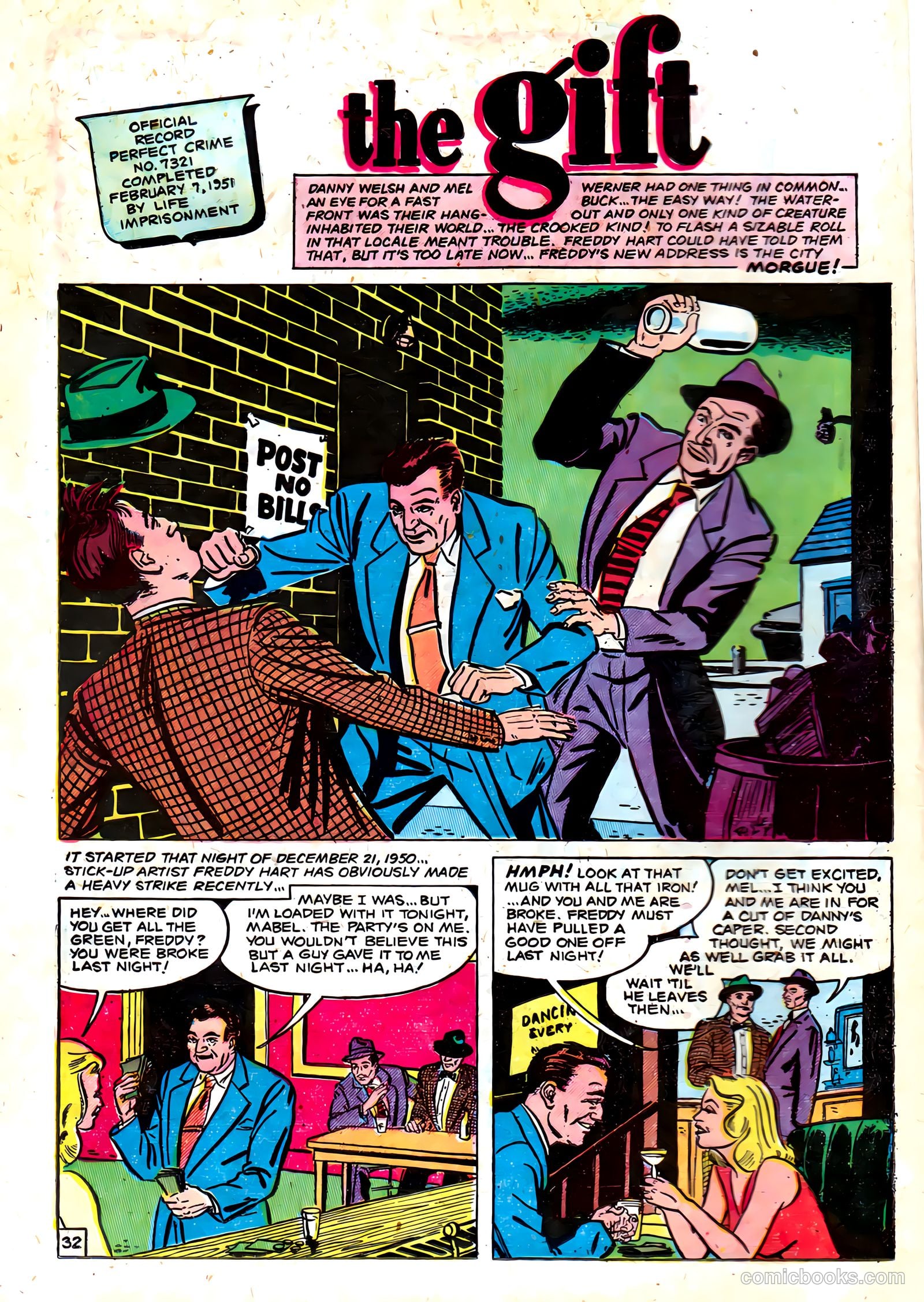 The Perfect Crime #14 (1951) — page 32 of 52