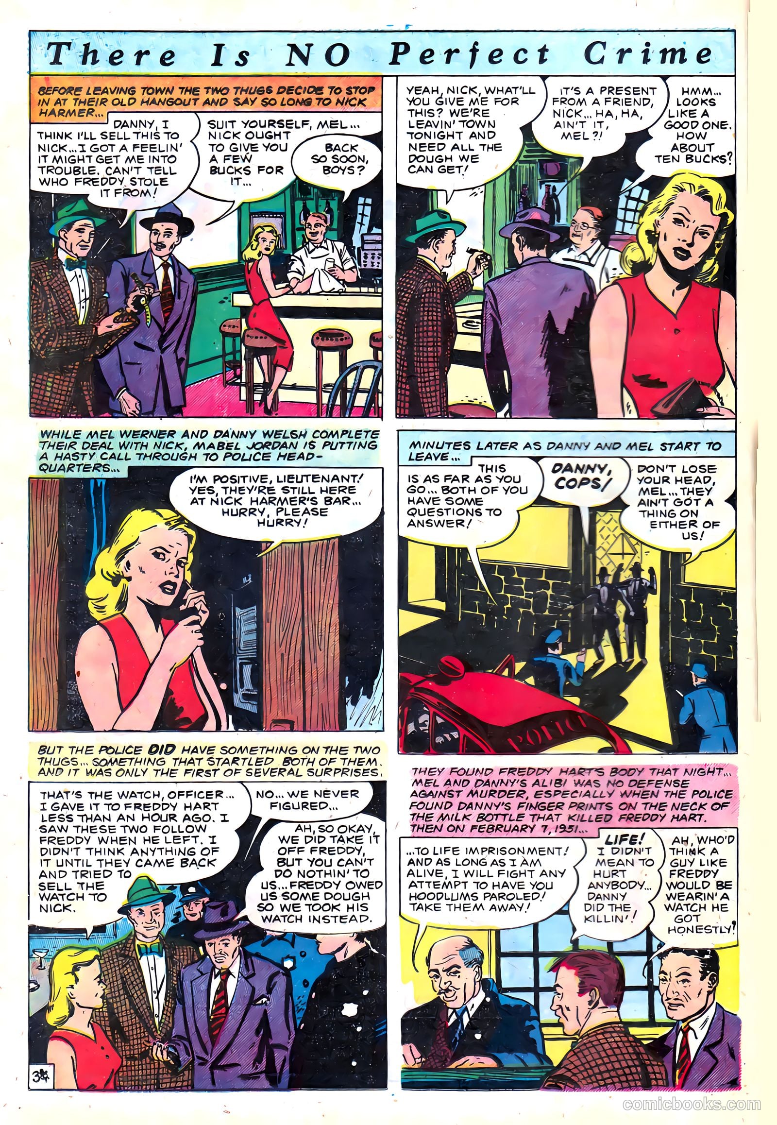 The Perfect Crime #14 (1951) — page 34 of 52