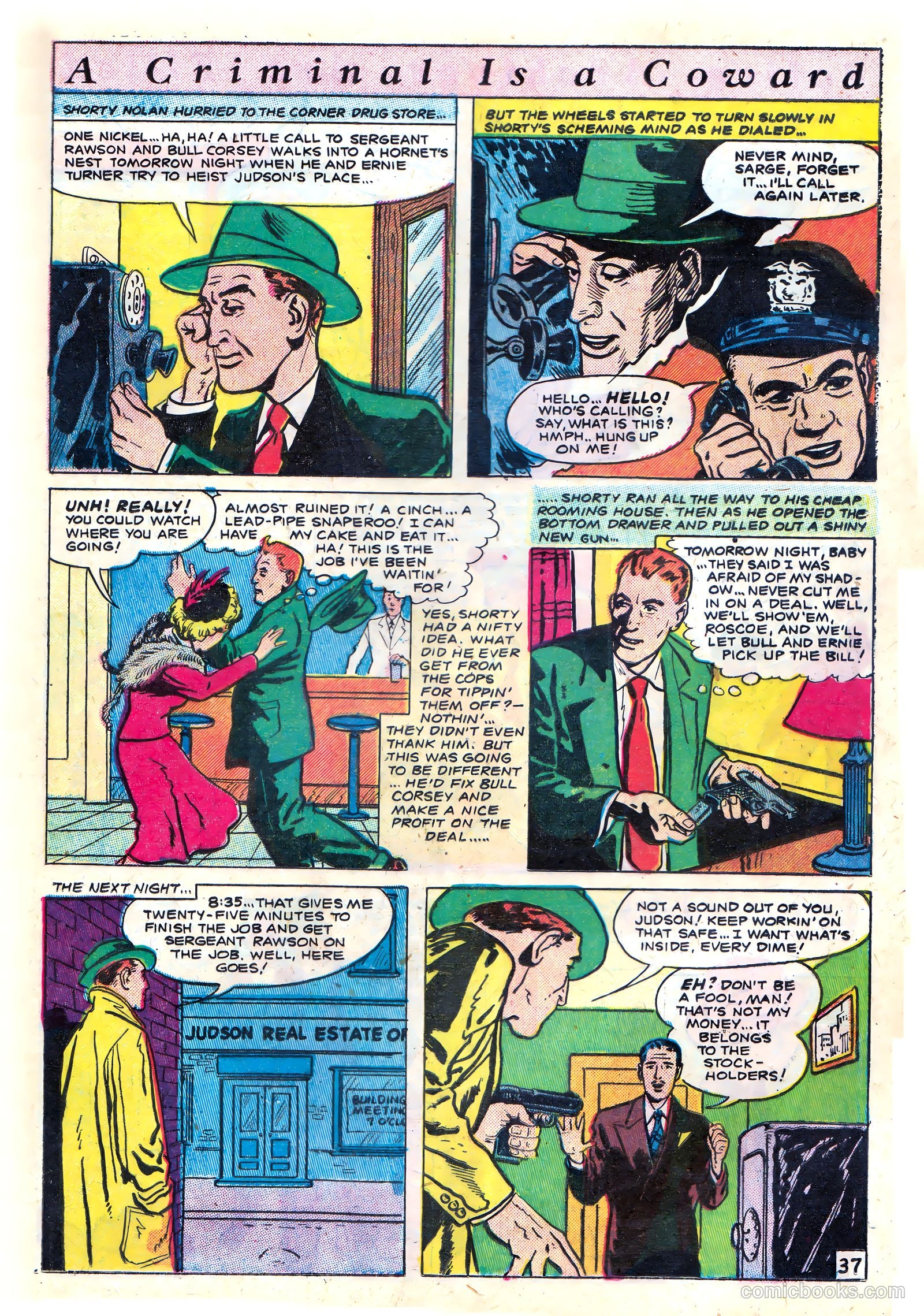 The Perfect Crime #14 (1951) — page 37 of 52