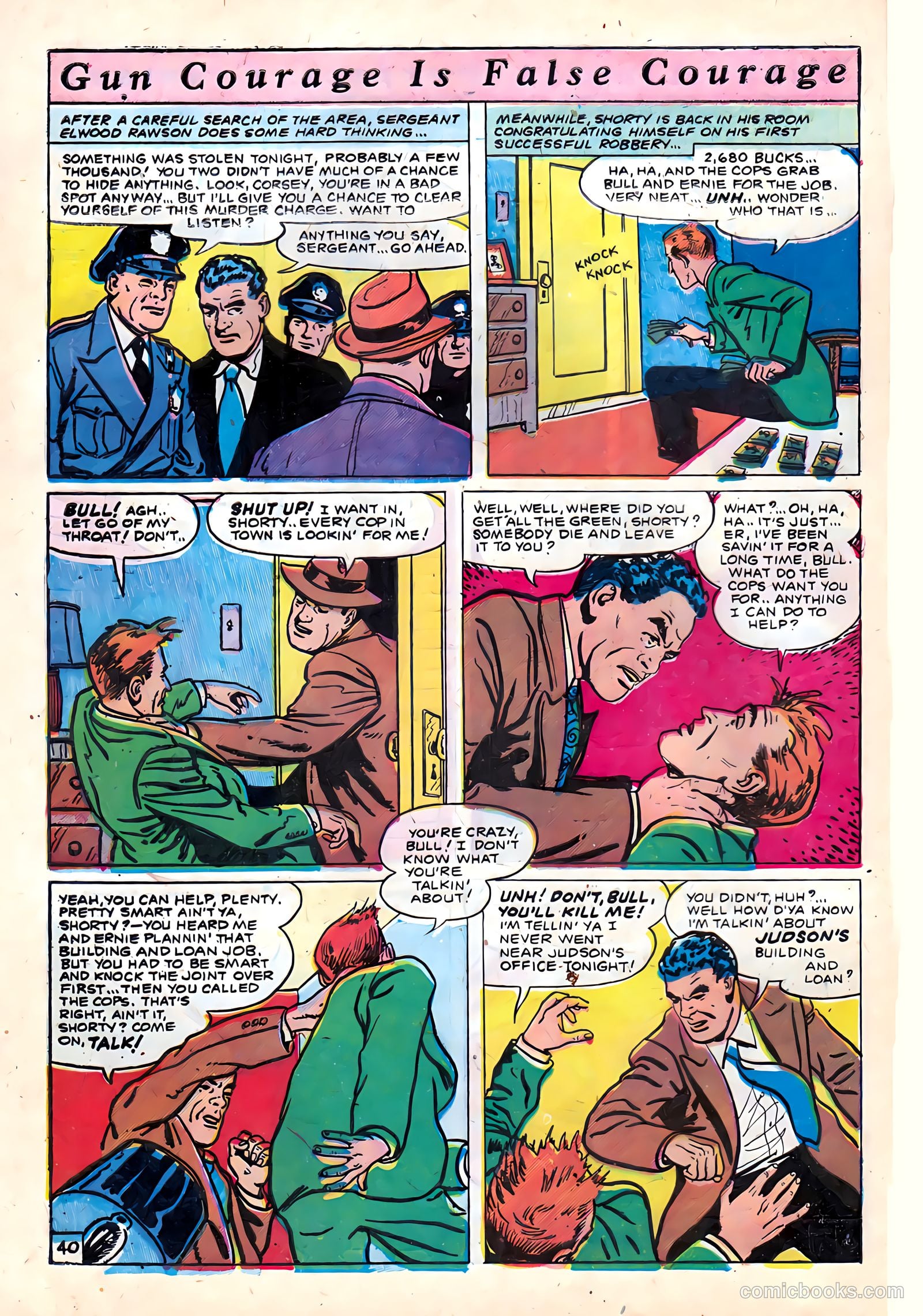 The Perfect Crime #14 (1951) — page 40 of 52