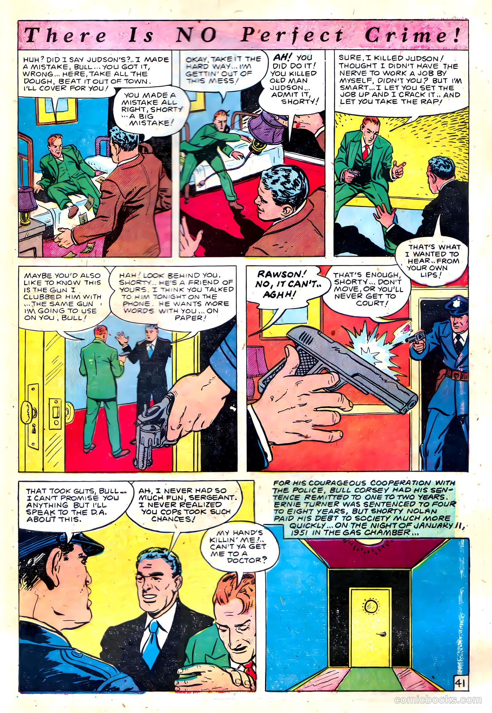 The Perfect Crime #14 (1951) — page 41 of 52
