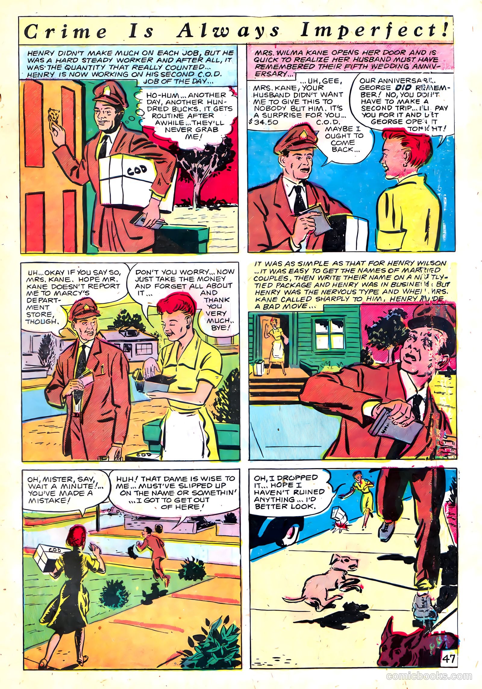 The Perfect Crime #14 (1951) — page 47 of 52