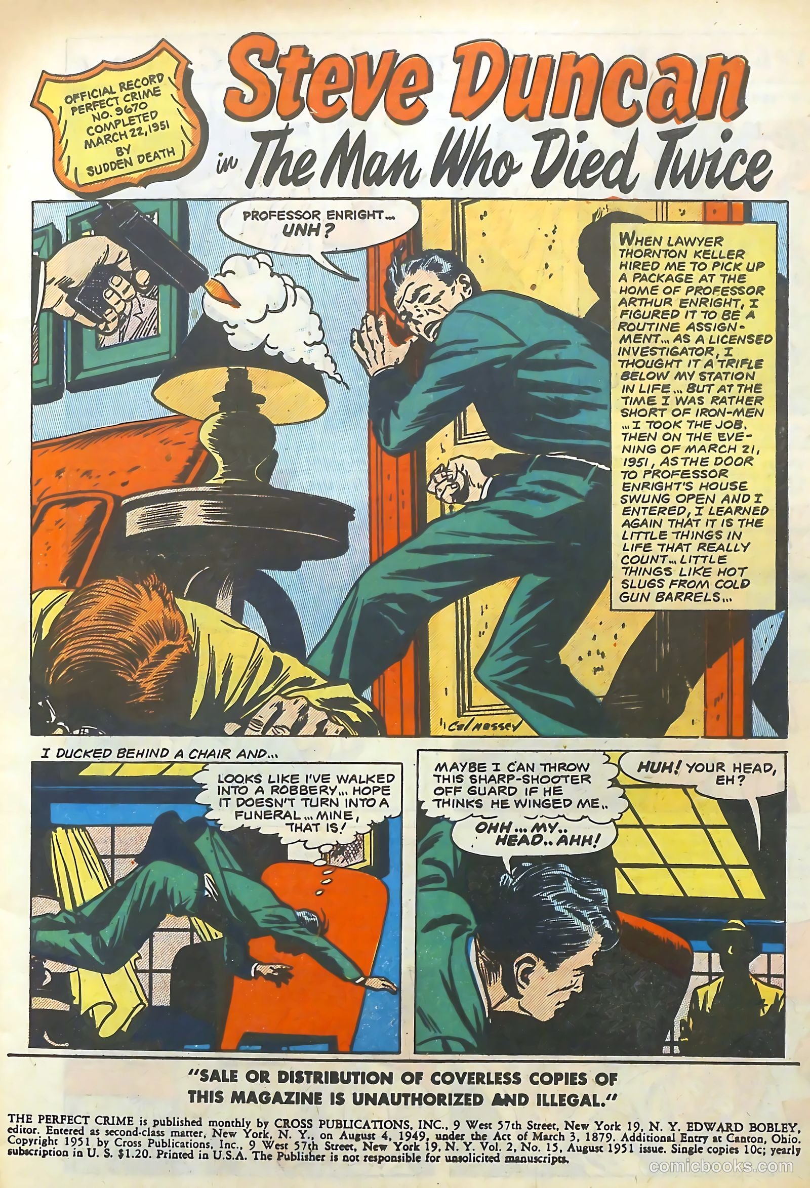 The Perfect Crime #15 (1951) — page 3 of 36