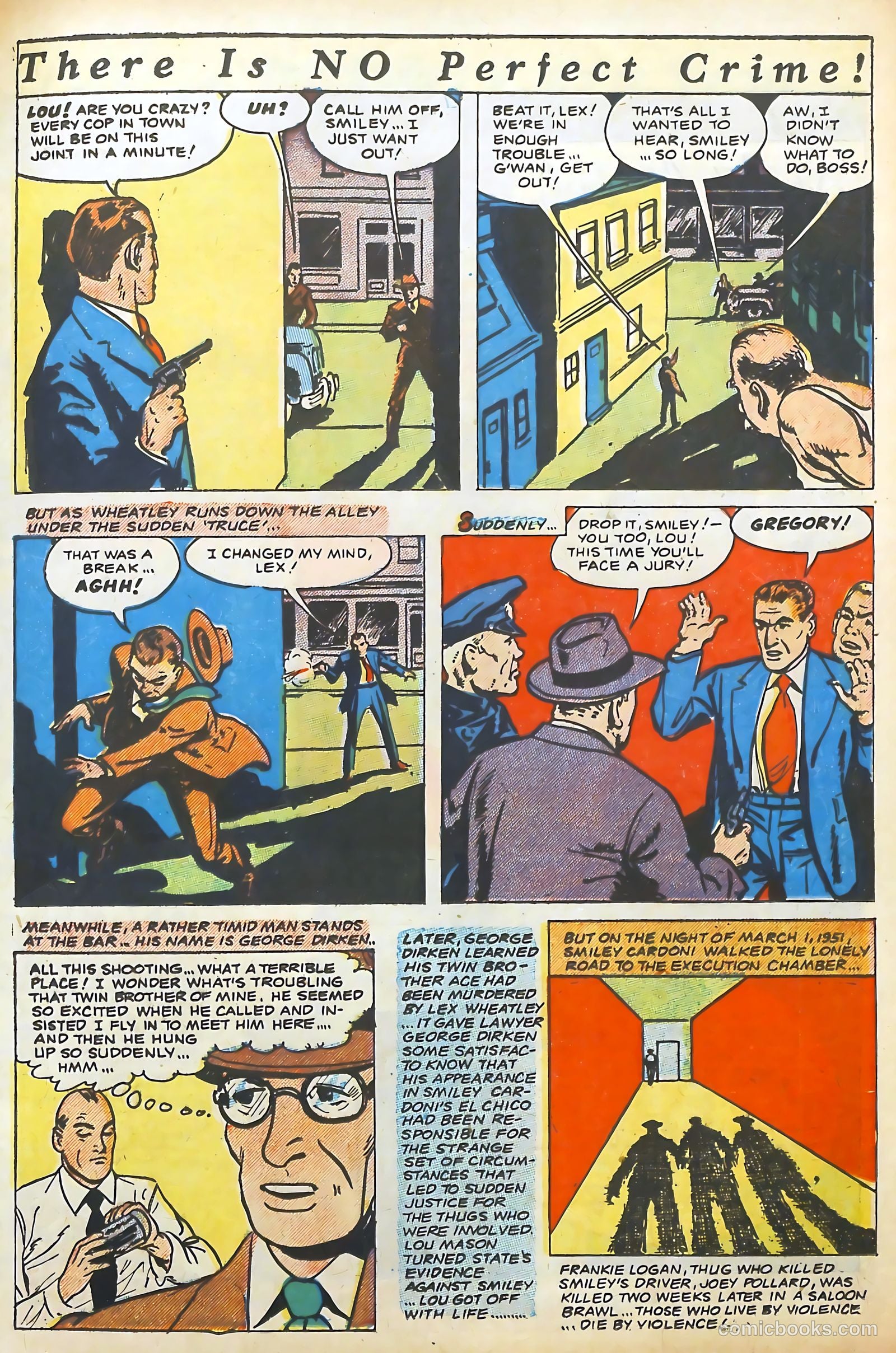 The Perfect Crime #15 (1951) — page 25 of 36
