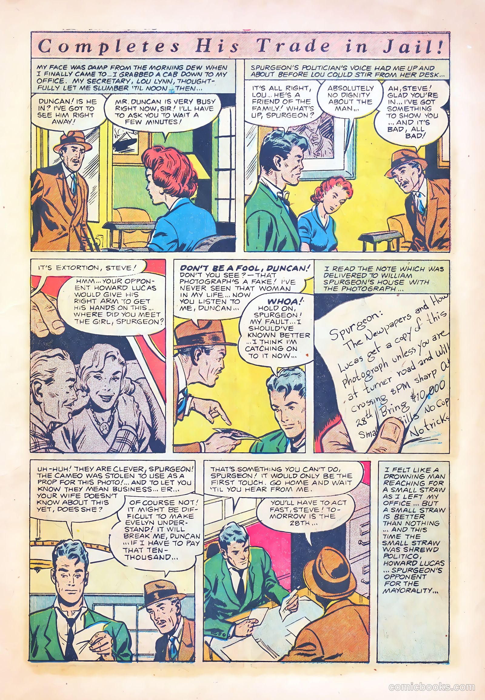 The Perfect Crime #16 (1951) — page 5 of 36