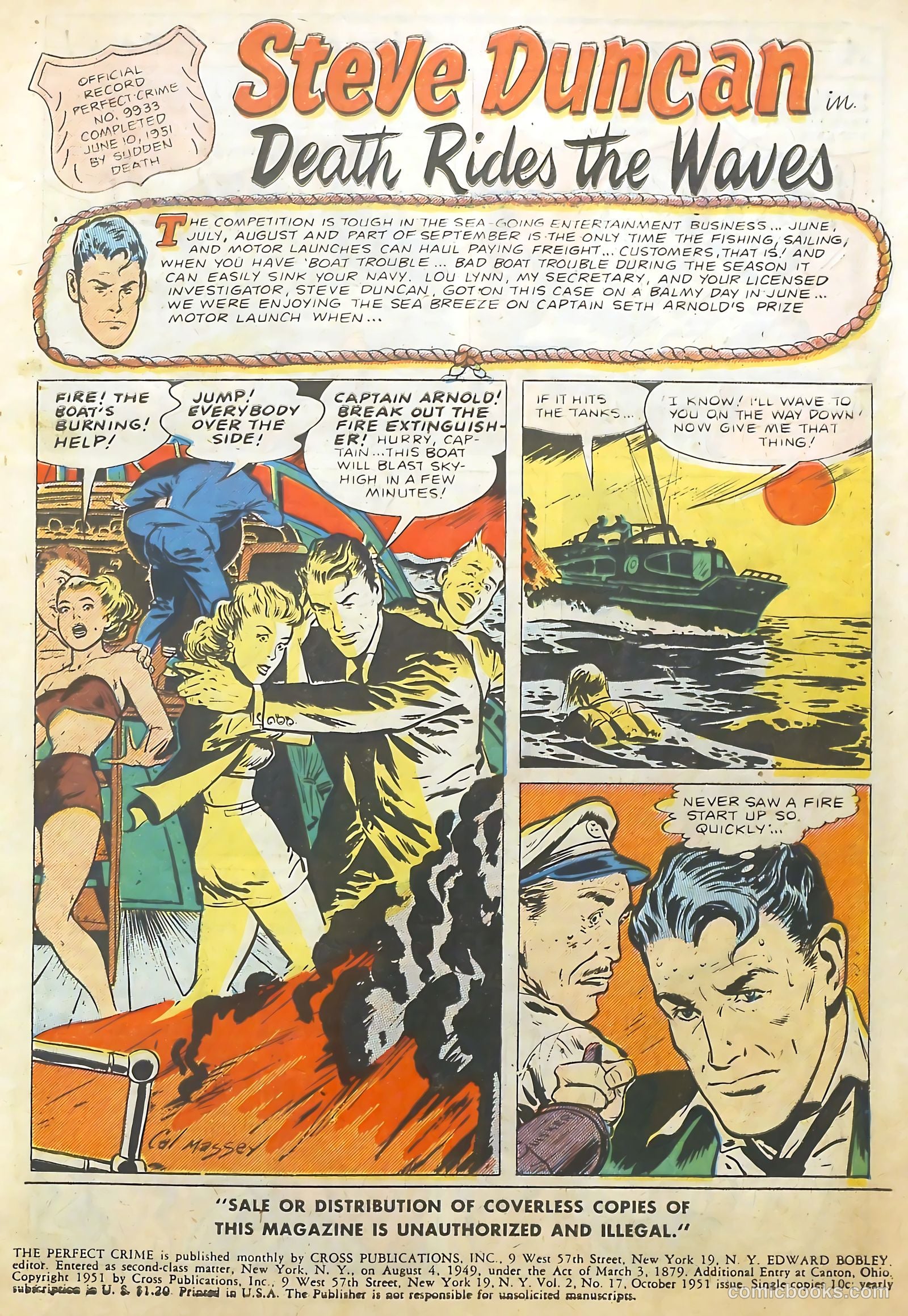 The Perfect Crime #17 (1951) — page 4 of 37