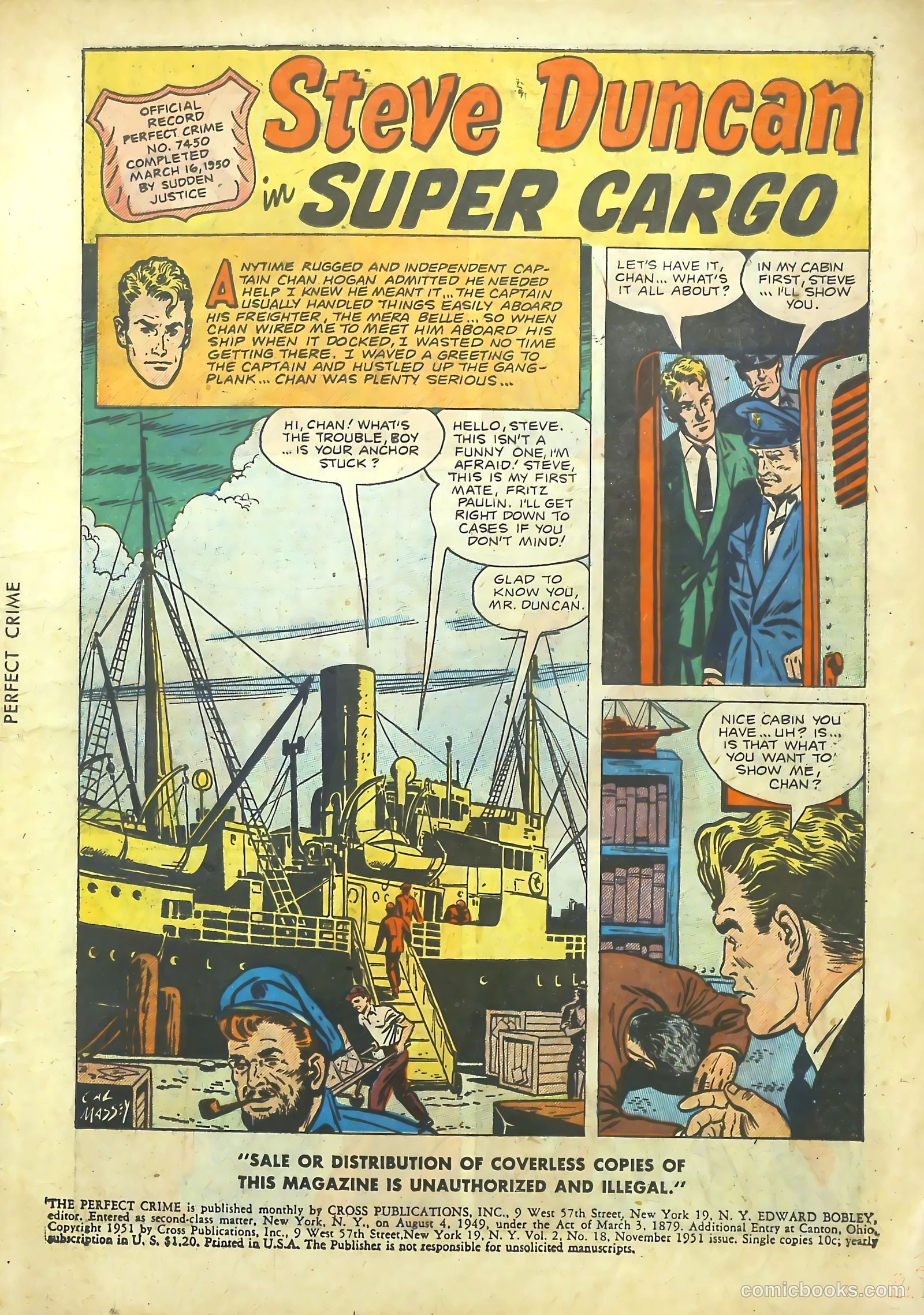 The Perfect Crime #18 (1951) — page 3 of 36