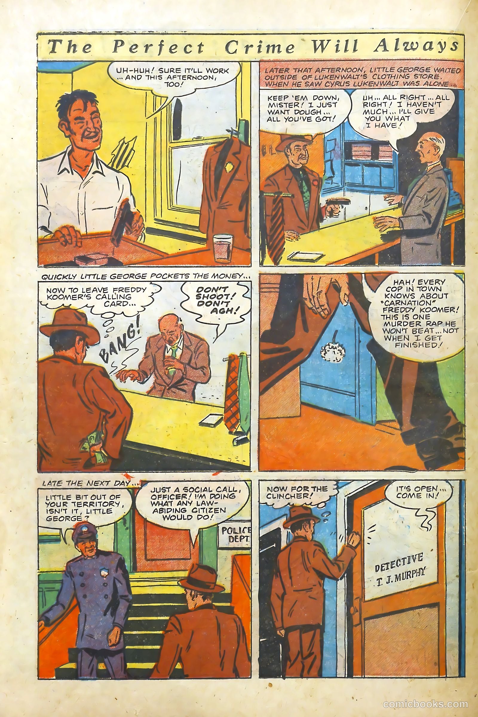 The Perfect Crime #18 (1951) — page 20 of 36
