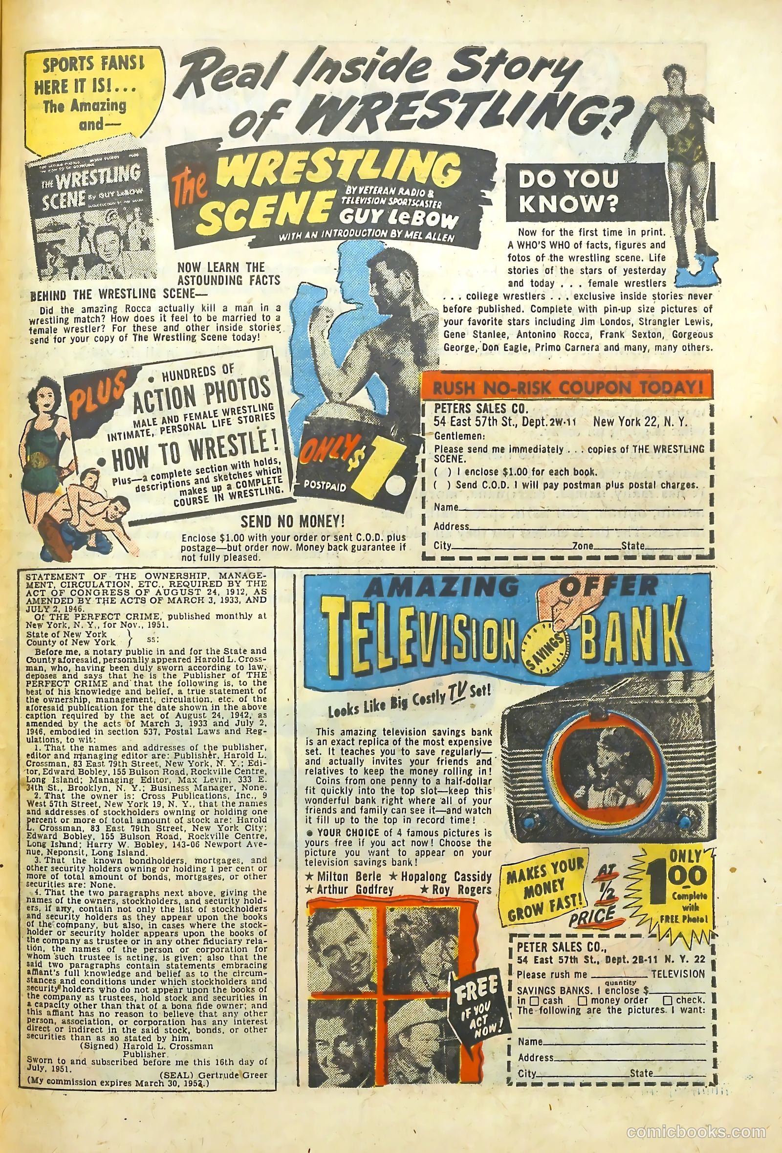 The Perfect Crime #18 (1951) — page 27 of 36