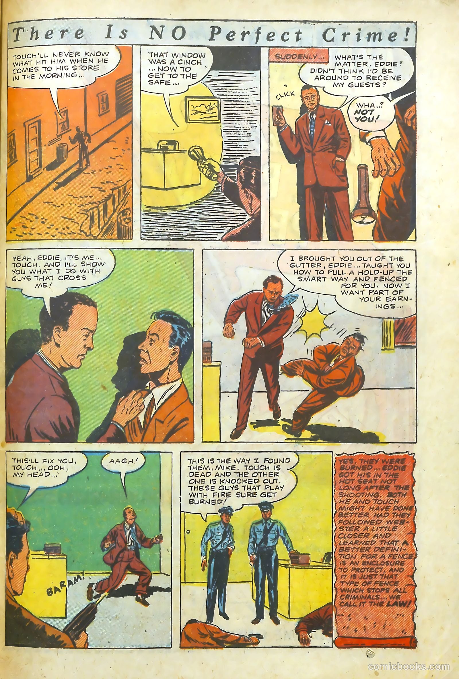 The Perfect Crime #18 (1951) — page 33 of 36