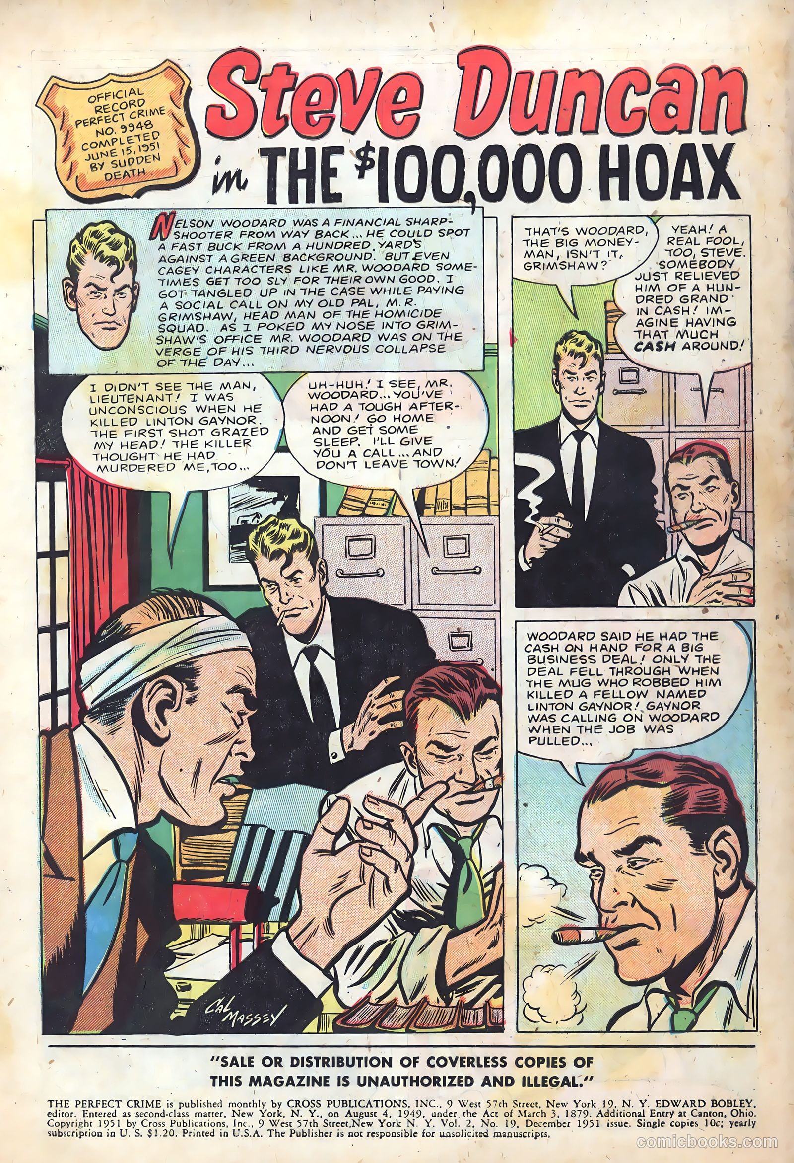 The Perfect Crime #19 (1951) — page 3 of 37