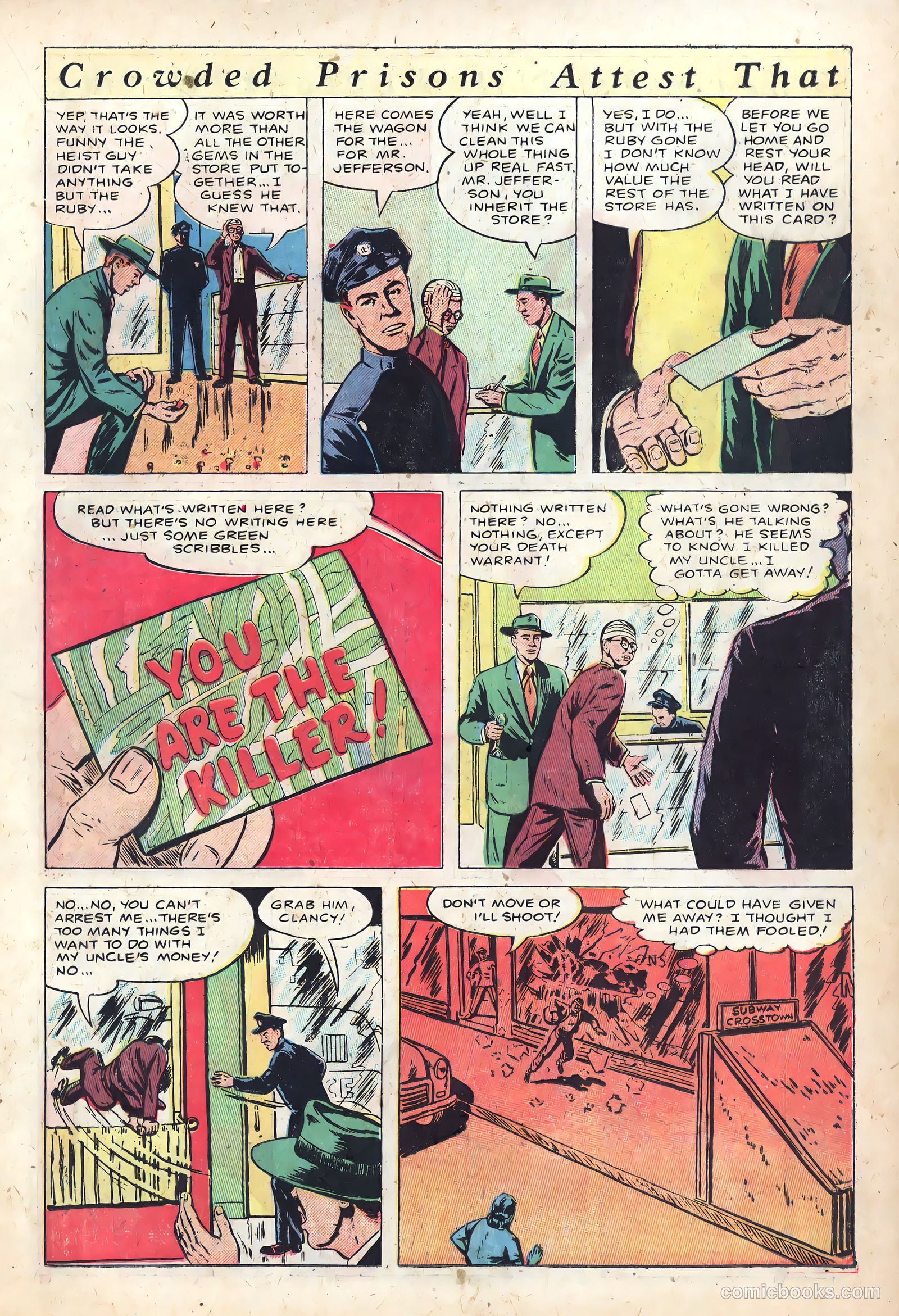 The Perfect Crime #19 (1951) — page 15 of 37