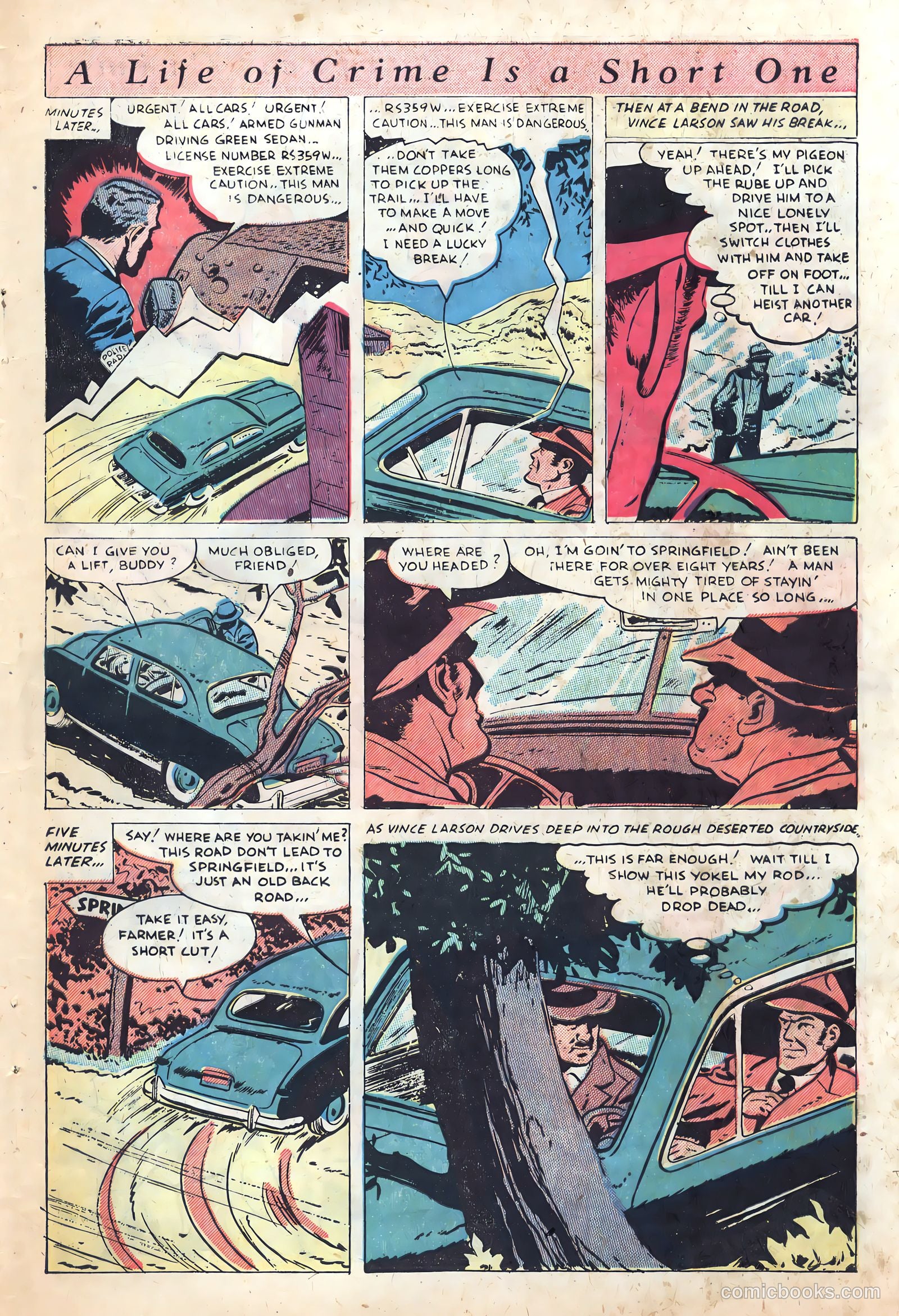 The Perfect Crime #19 (1951) — page 31 of 37