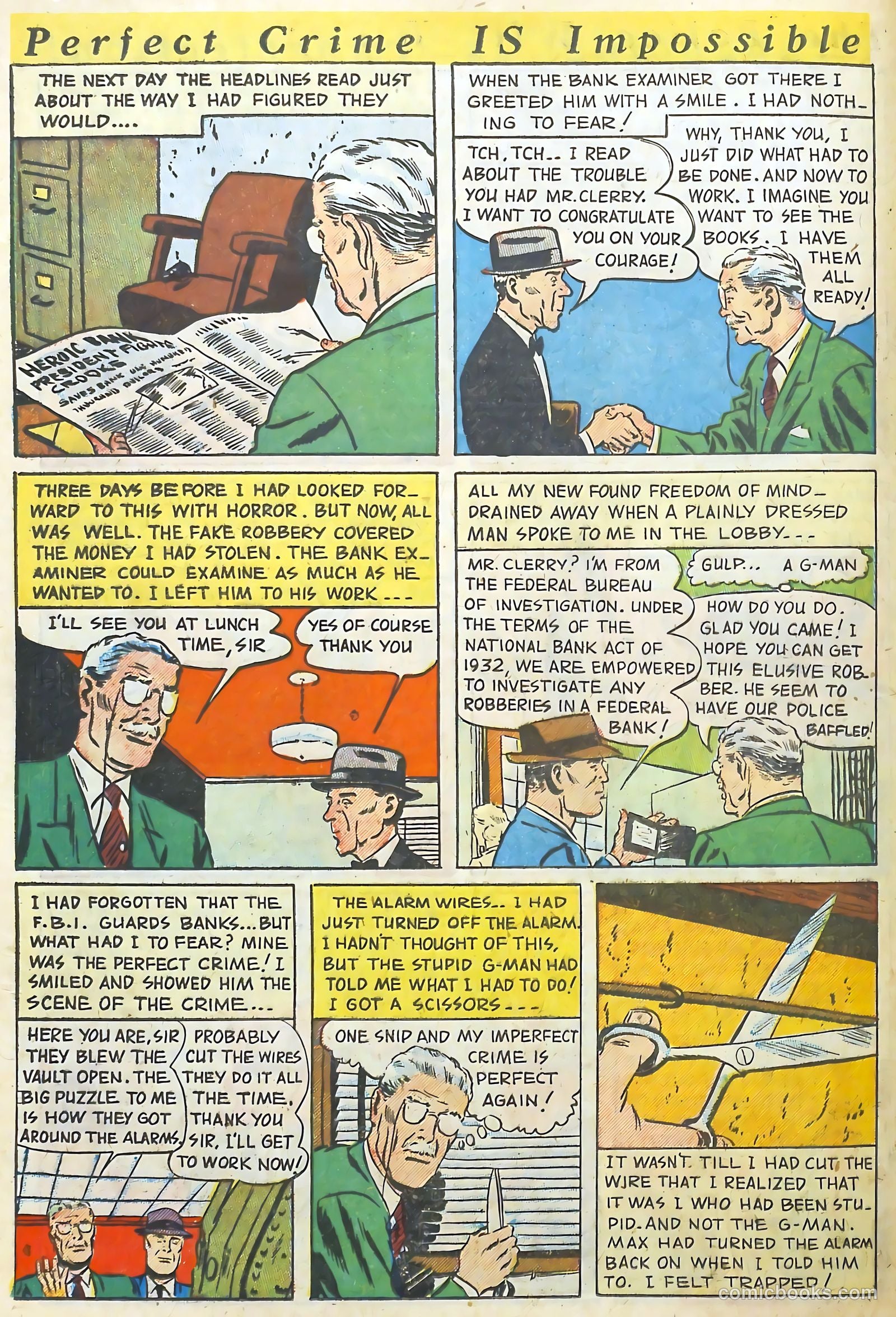 The Perfect Crime #2 (1950) — page 34 of 52