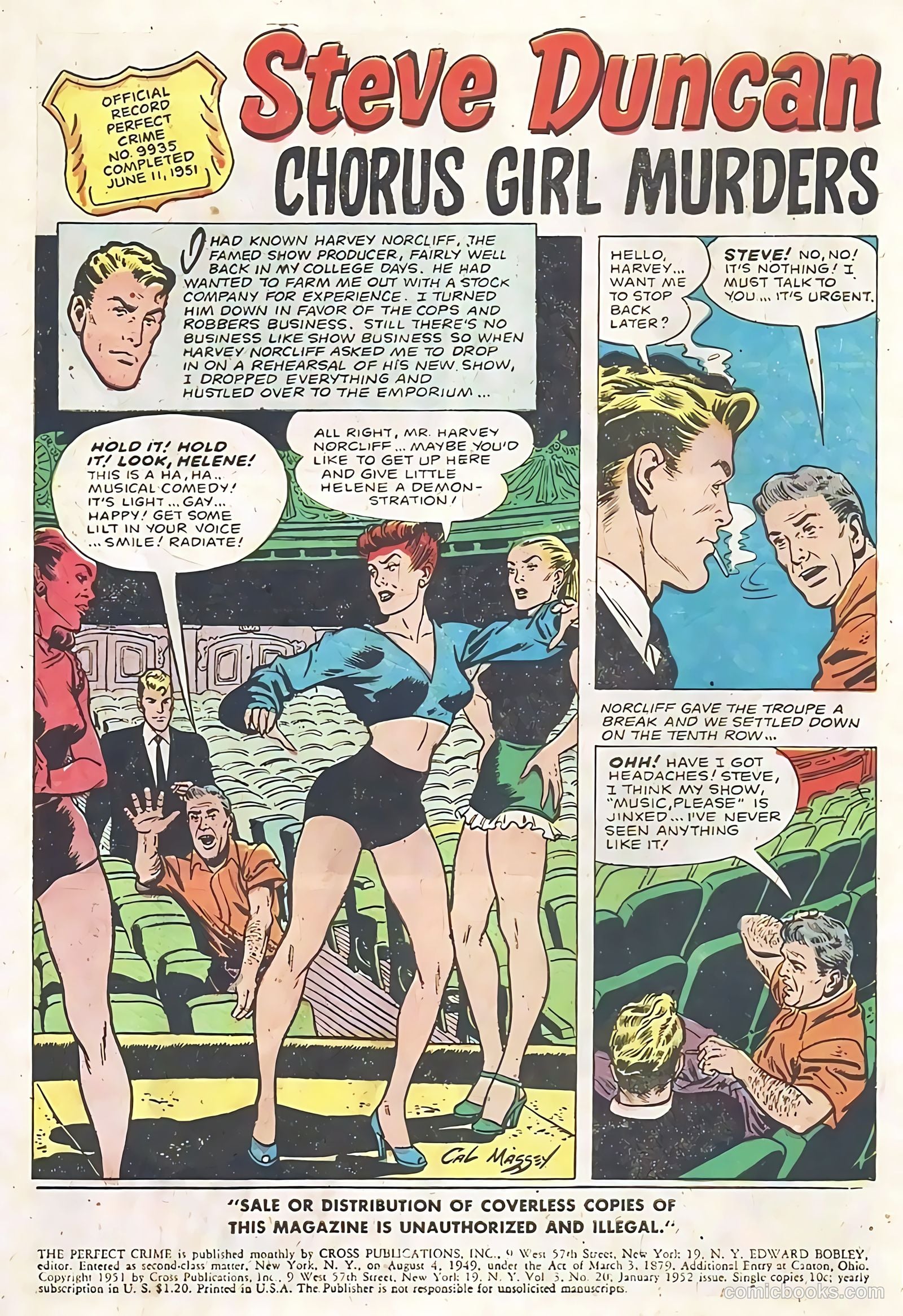 The Perfect Crime #20 (1952) — page 3 of 37