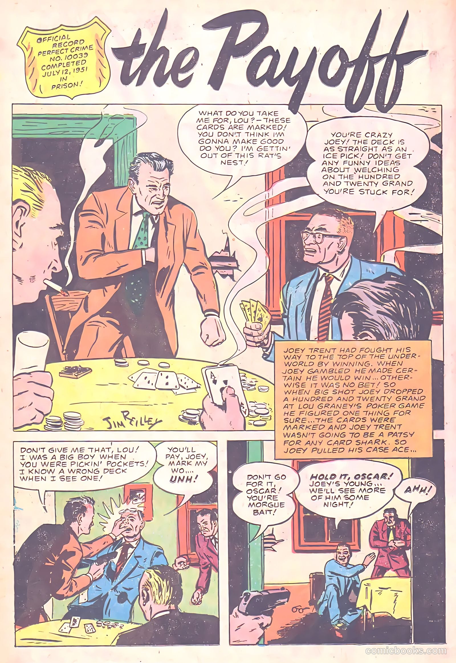 The Perfect Crime #20 (1952) — page 18 of 37