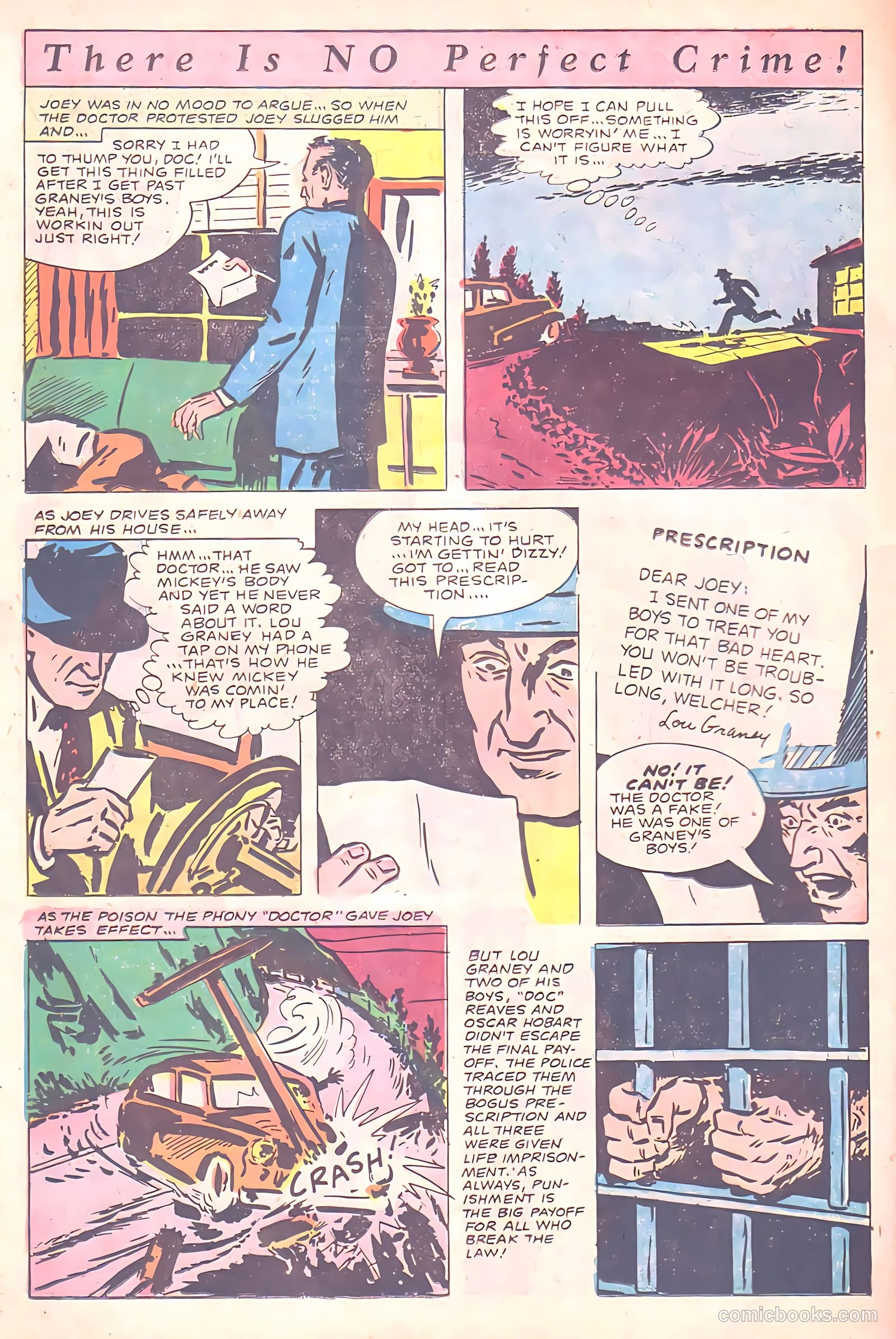The Perfect Crime #20 (1952) — page 22 of 37