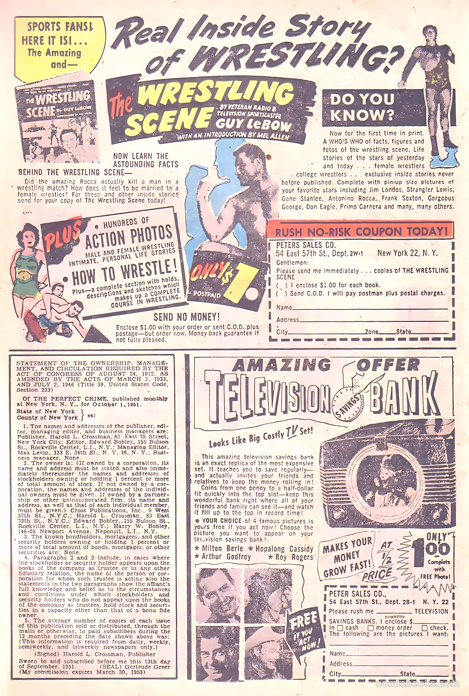 The Perfect Crime #20 (1952) — page 23 of 37