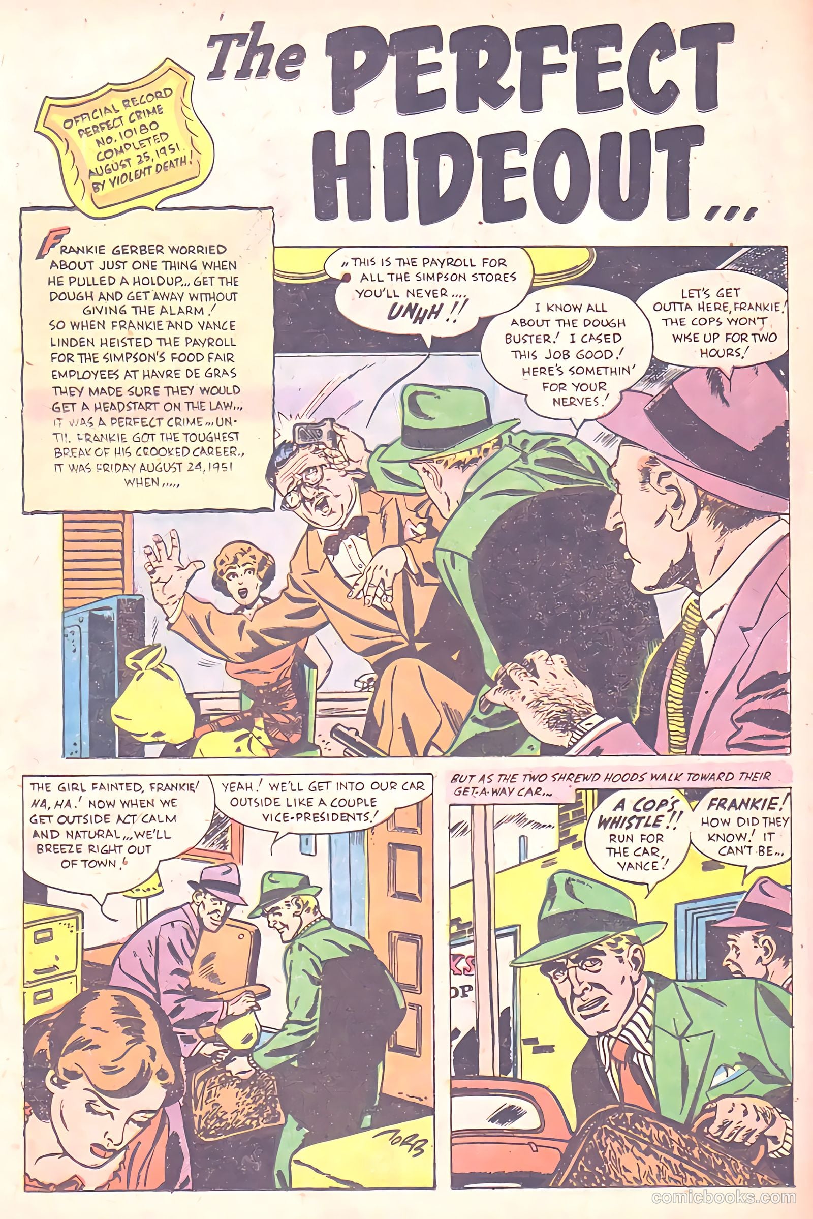 The Perfect Crime #20 (1952) — page 24 of 37